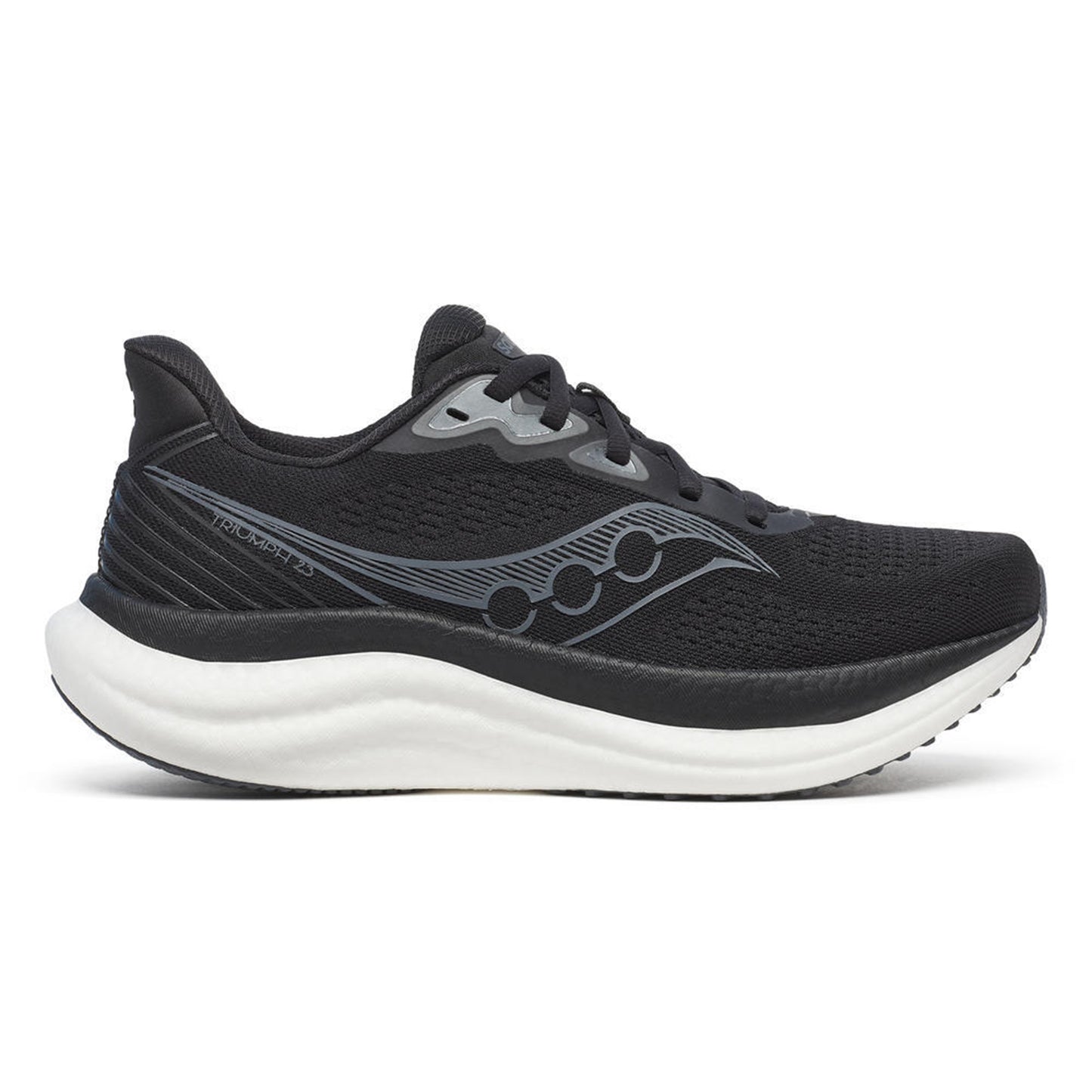 Saucony Triumph 23 Zapatilla neutral Mujeres - negro, blanco