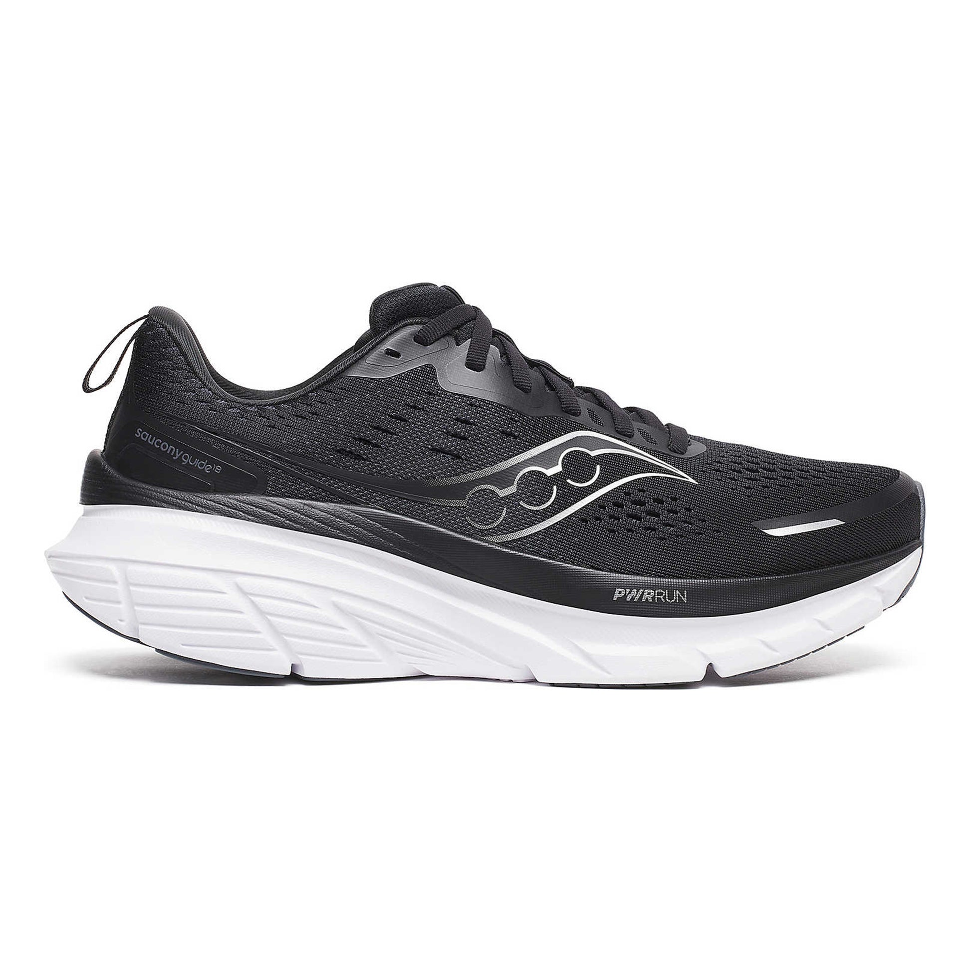 Saucony Guide 18 Zapatilla De Estabilidad Hombres-Negro,Blanco