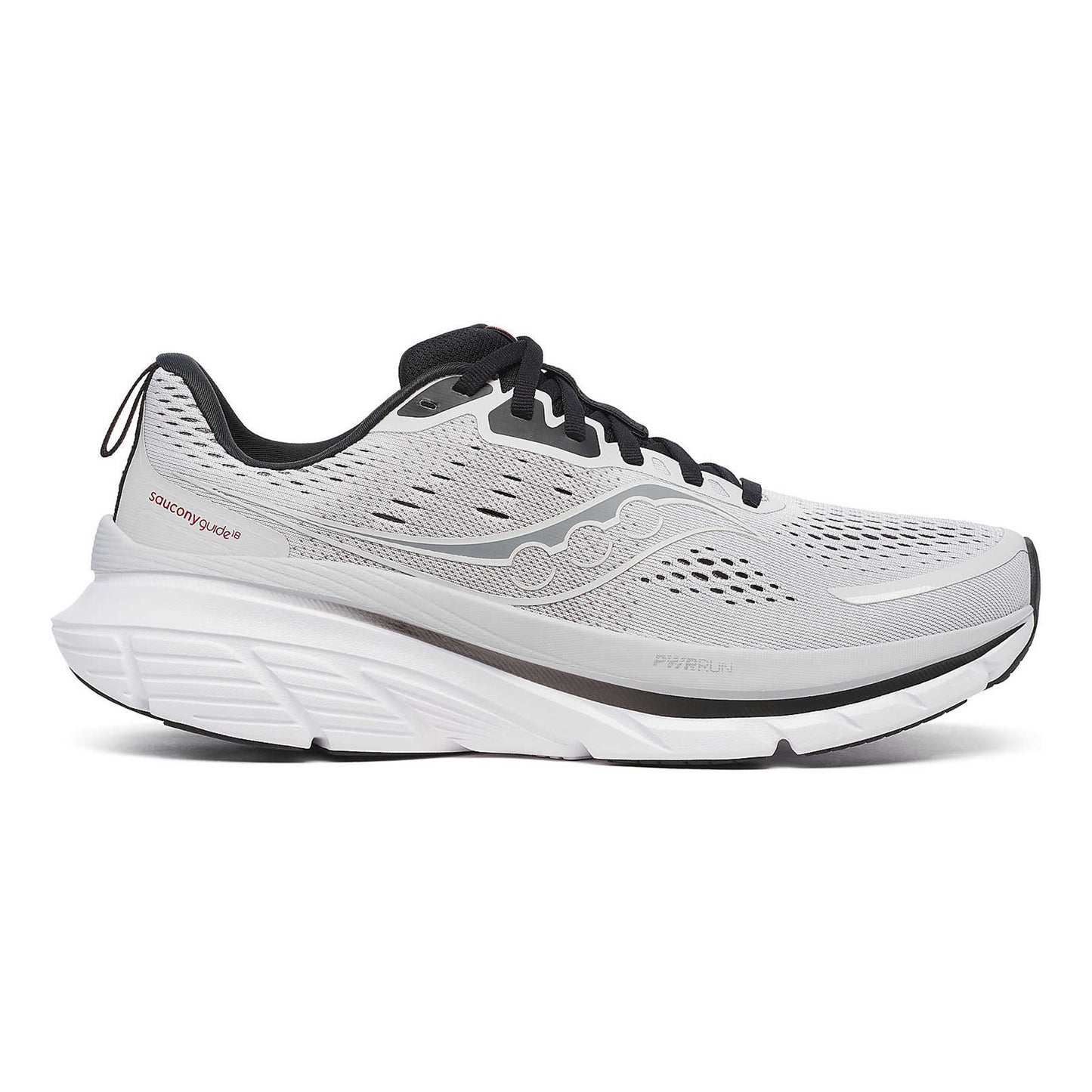 Saucony Guide 18 Zapatilla De Estabilidad Hombres-Blanco,Negro