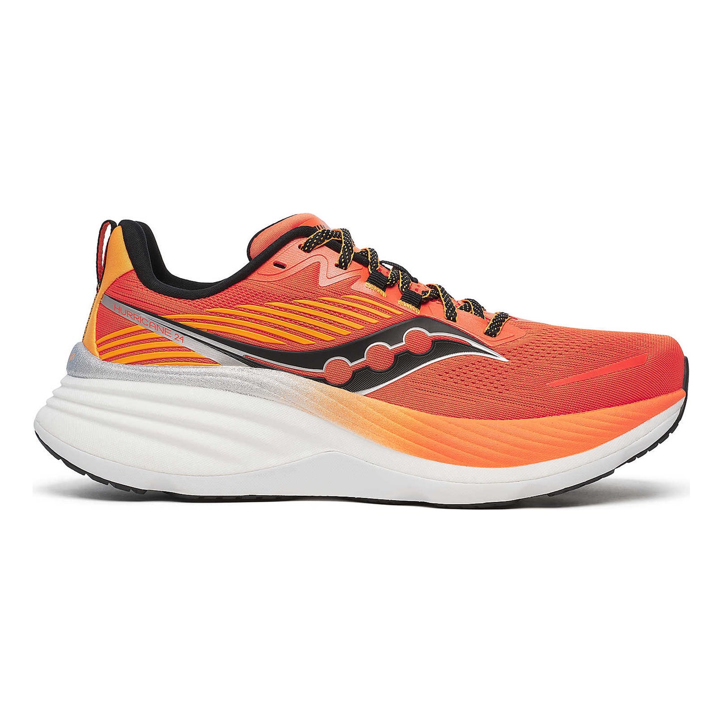 Saucony Hurricane 24 Zapatilla de estabilidad Hombres - rojo, naranja
