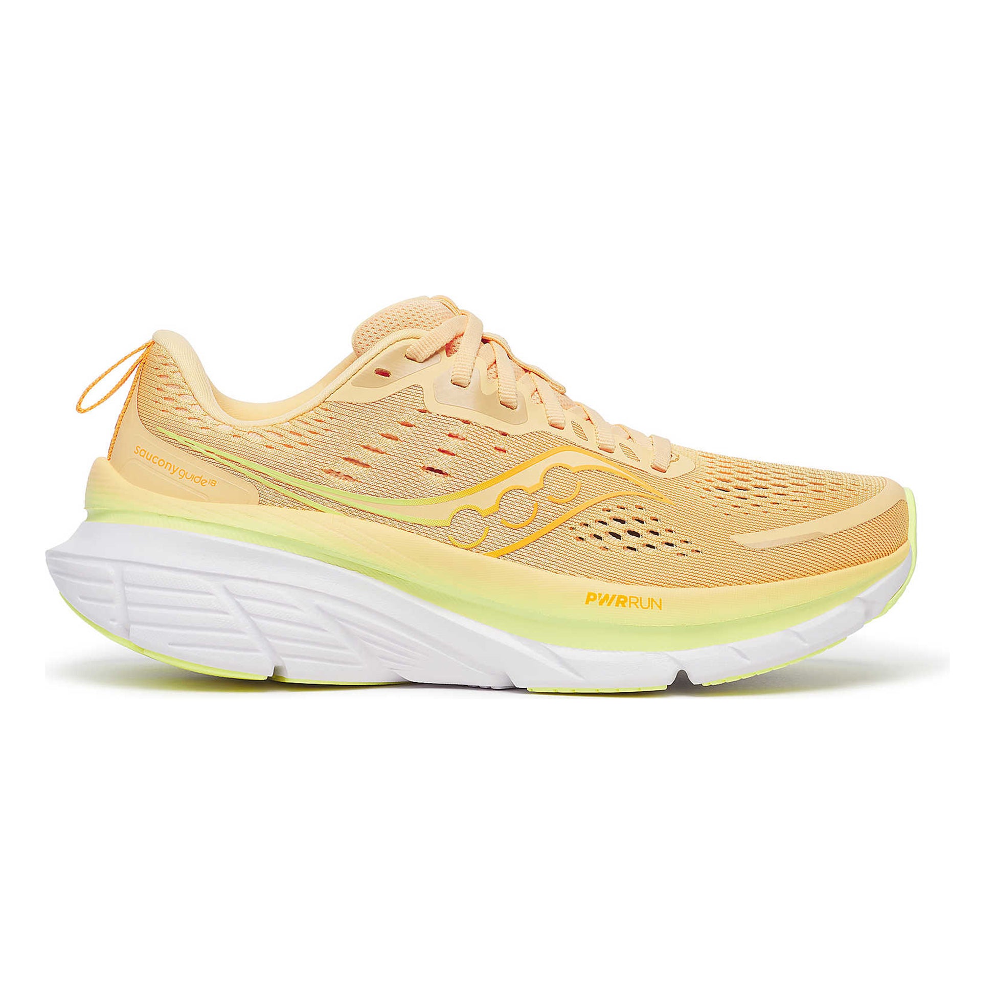 Saucony Guide 18 Zapatilla de estabilidad Mujeres - albaricoque, amarillo