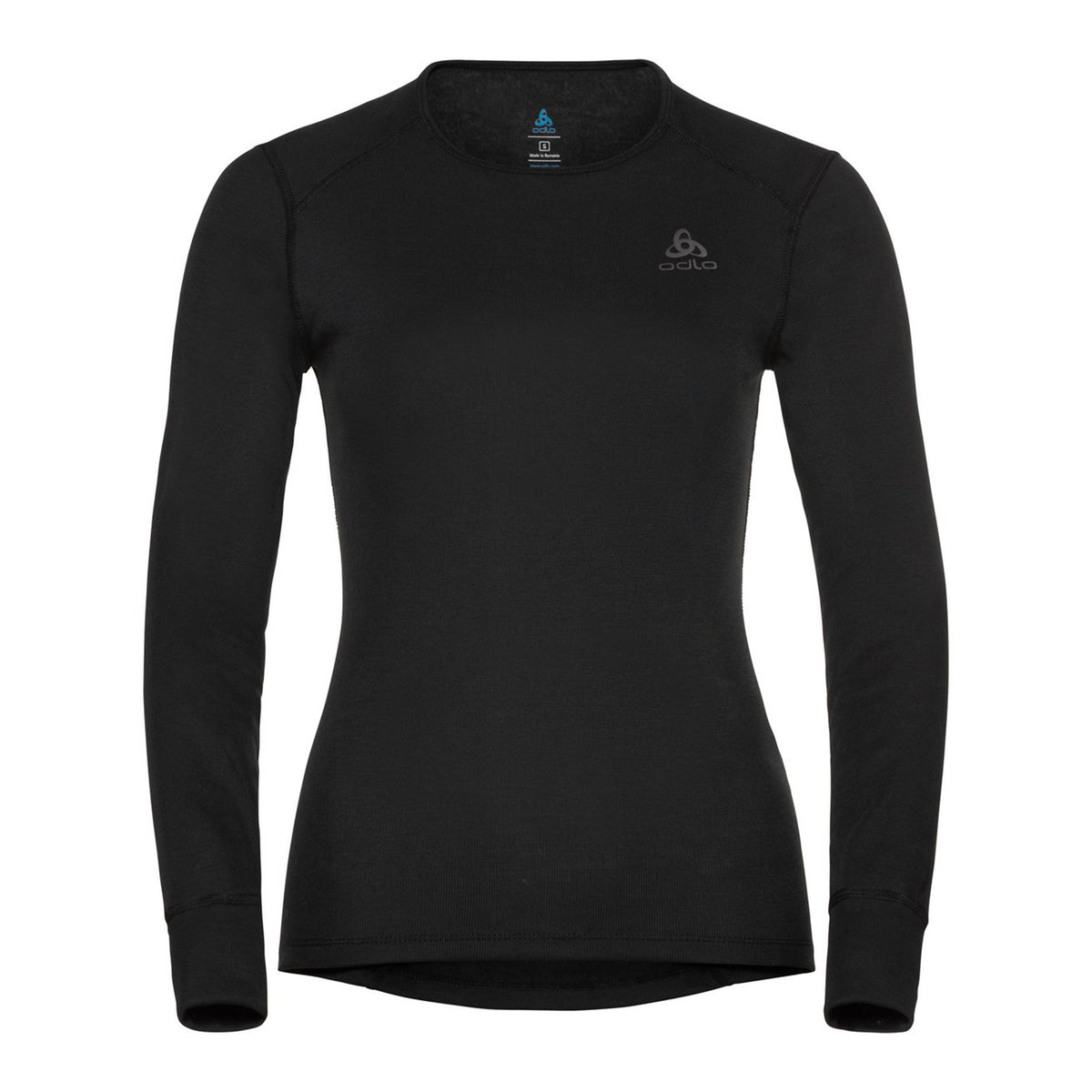 Odlo Active Warm Eco BI Top Crew Neck Camiseta De Manga Larga Mujeres-Negro
