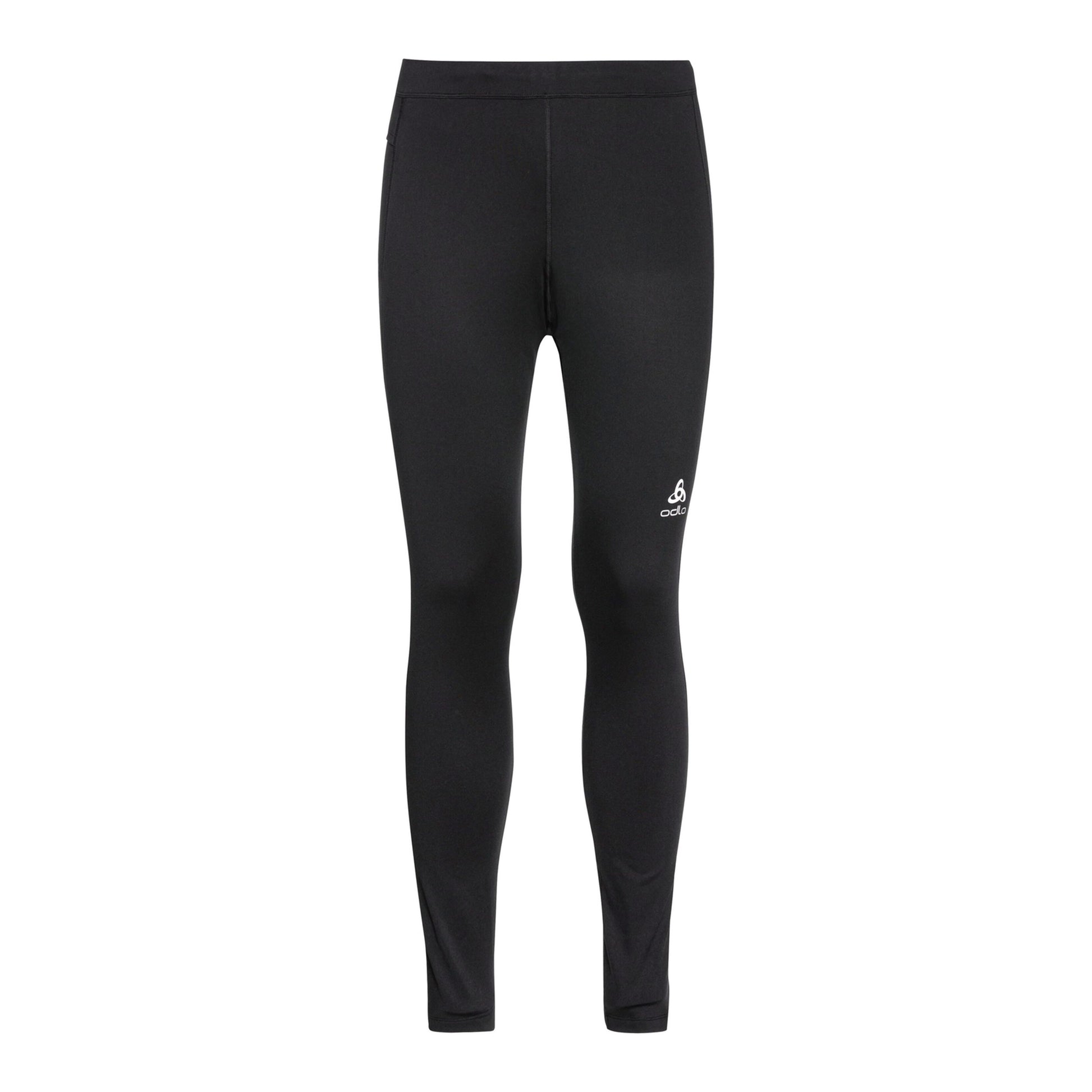 Odlo Essential Warm Mallas Para Correr Hombres-Negro