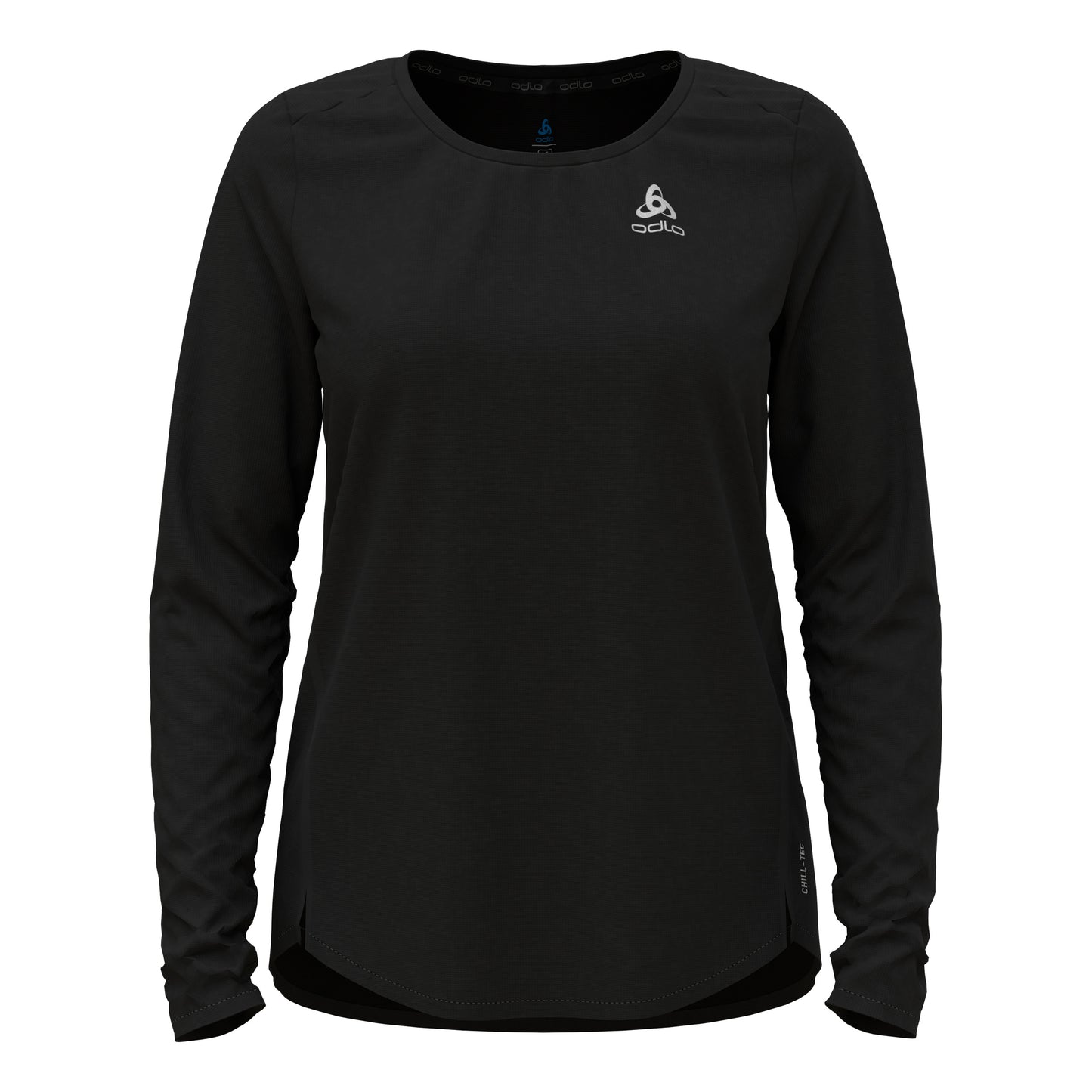 Odlo Crew Neck Chill-Tech Camiseta de manga larga Mujeres - negro,