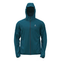X-Alp Waterproof Chaqueta para correr Hombres-color petróleo