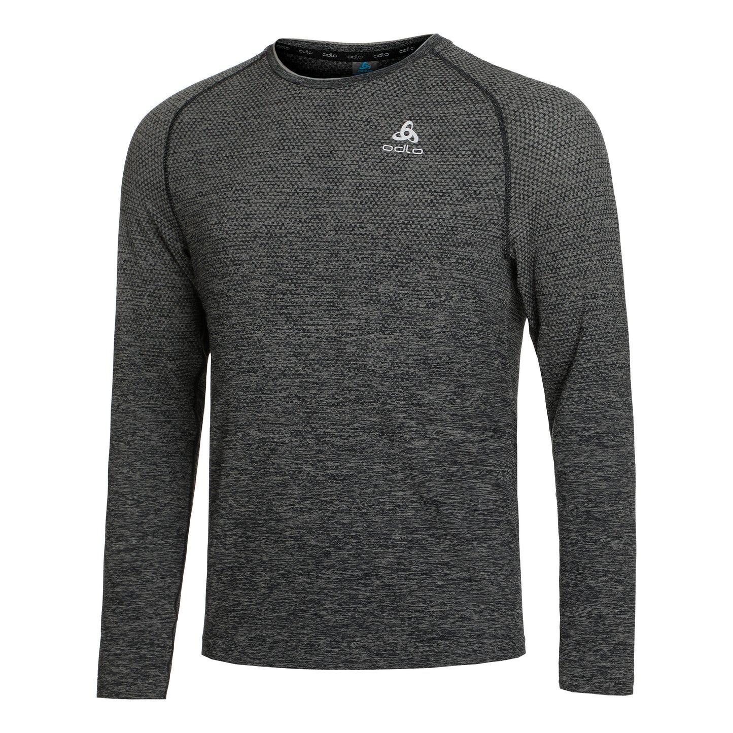 Odlo Crew Neck Essential Seamless Camiseta De Manga Larga Hombres-Gris