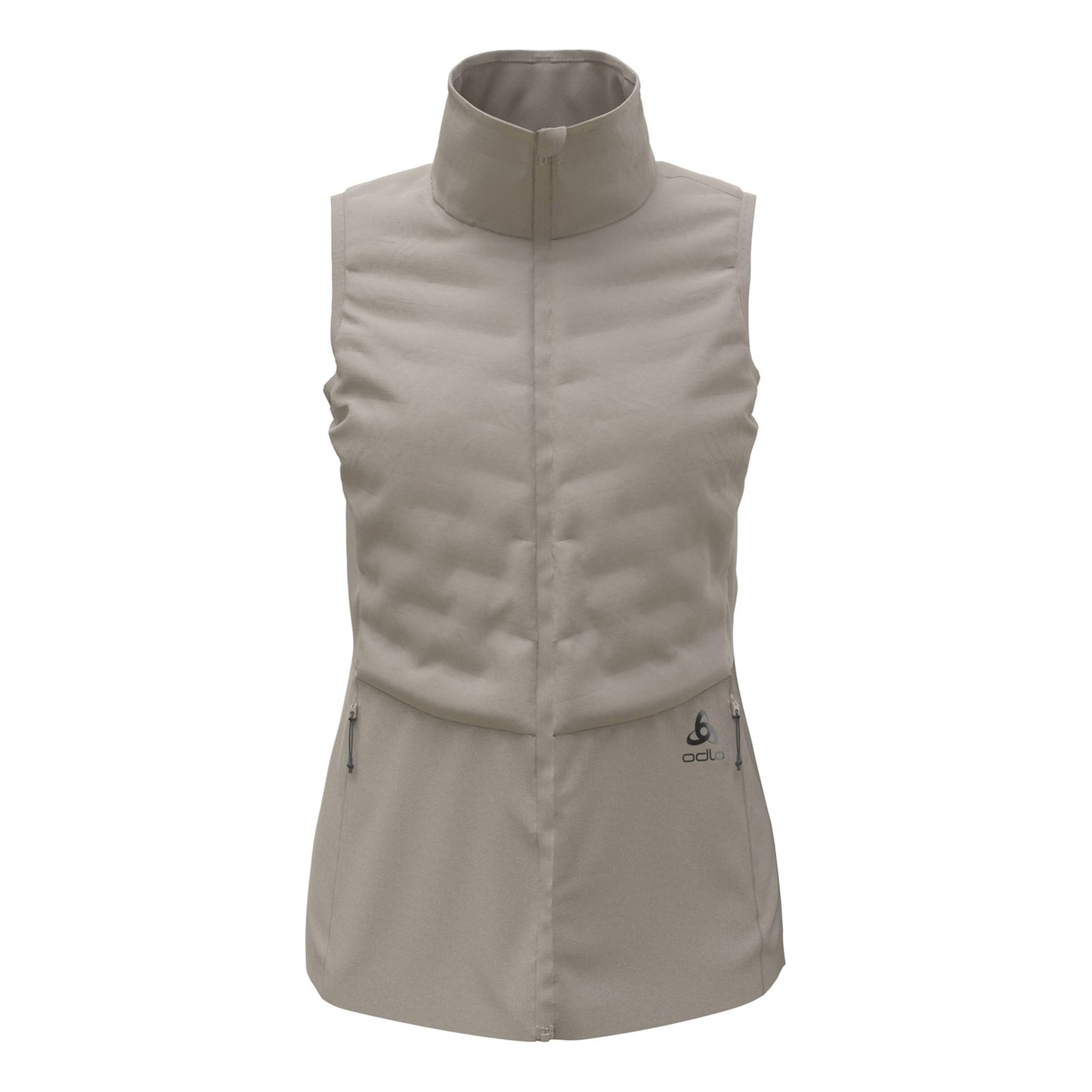 Odlo Zeroweight Insulator Chalecos para correr Mujeres - gris claro,