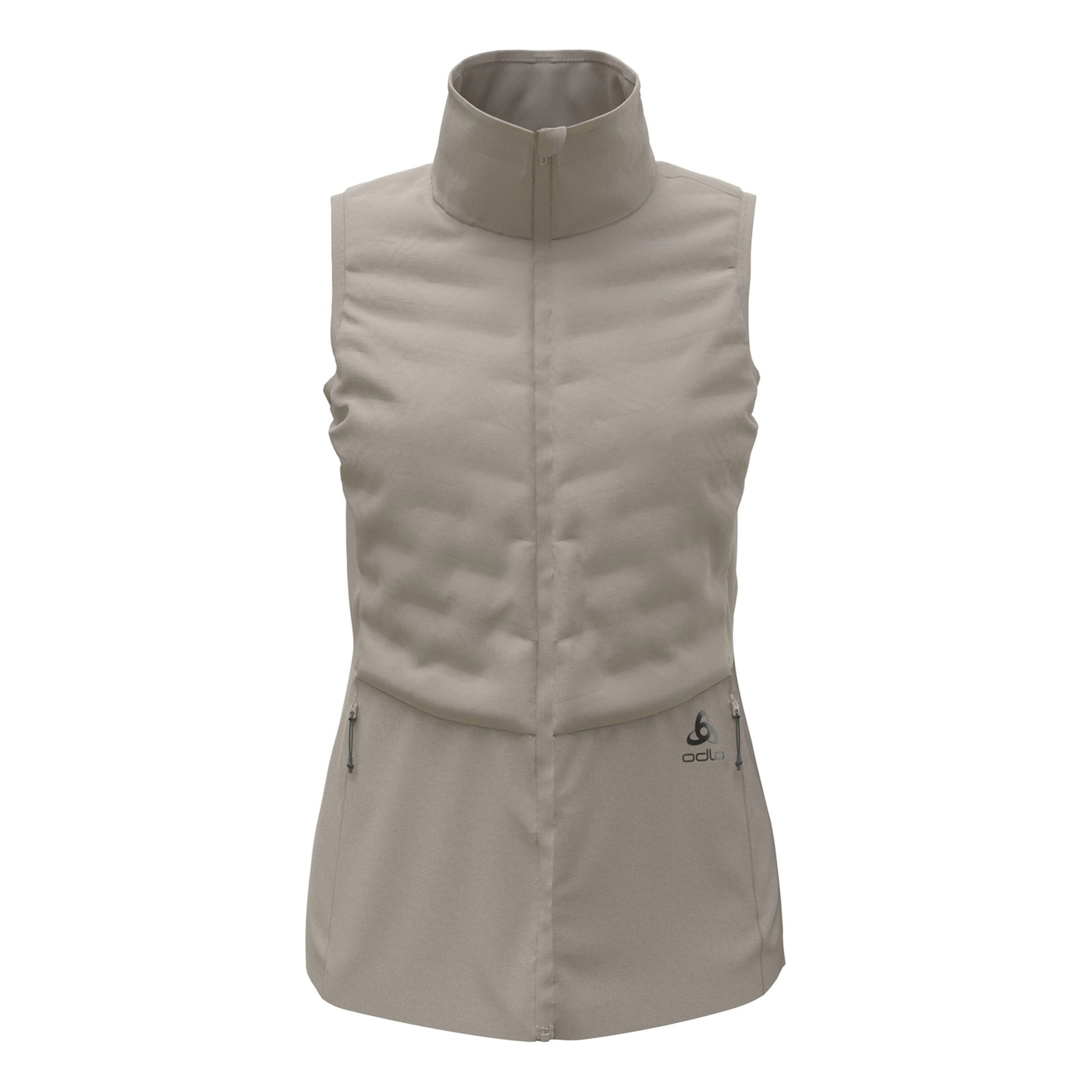 Odlo Zeroweight Insulator Chalecos para correr Mujeres - gris claro,