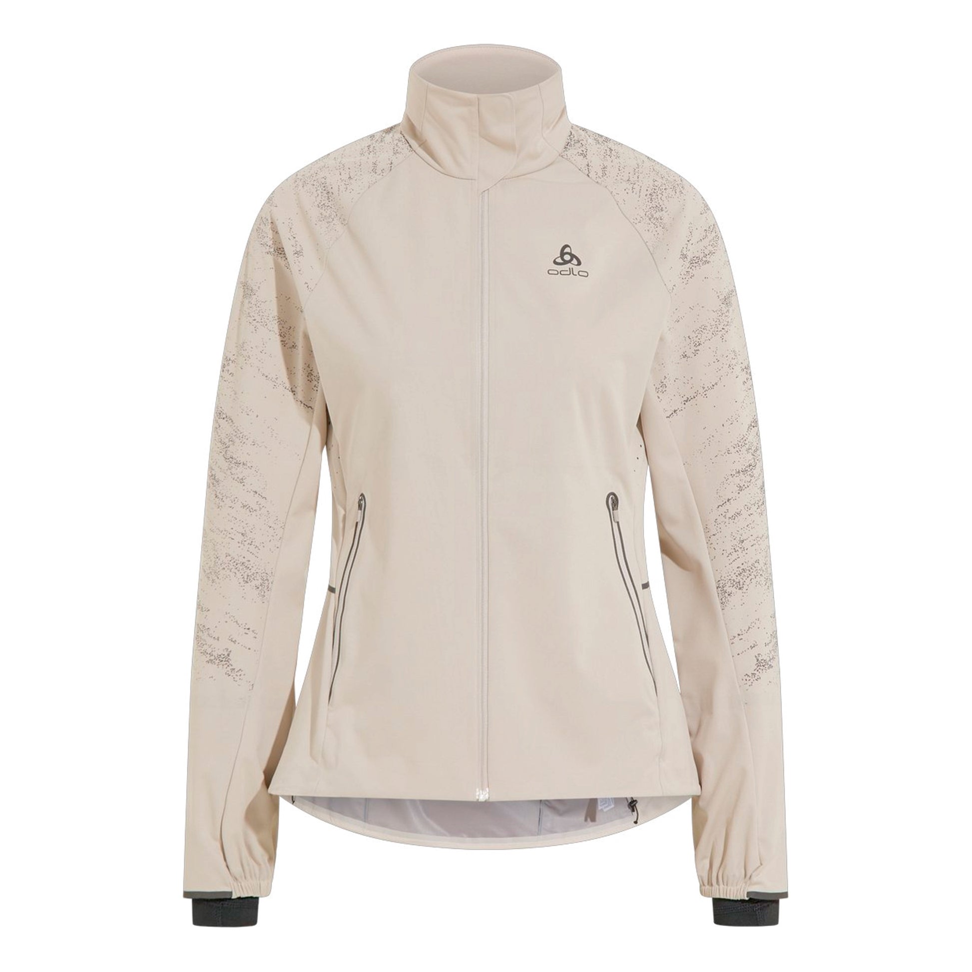 Odlo Zeroweight Pro Warm Reflect Chaqueta para correr Mujeres - gris claro,