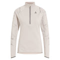 Zeroweight Ceramiwarm Reflective Mid Layer Half-Zip Top de running Mujeres - gris claro,