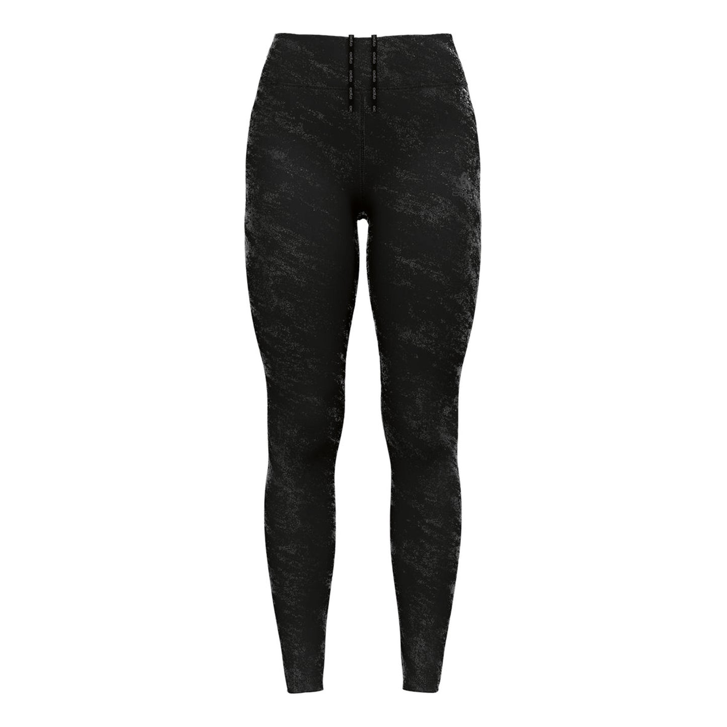 Odlo Zeroweight Print Reflective Mallas Para Correr Mujeres-Negro