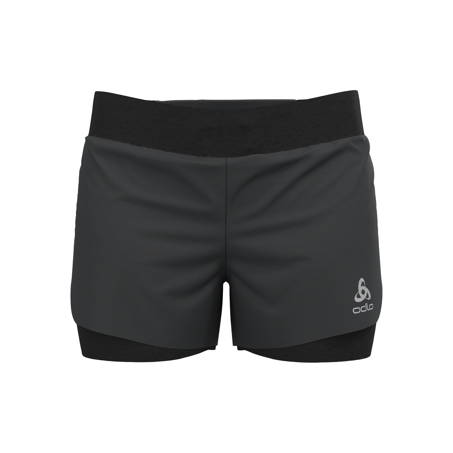 Odlo Zeroweight 3inch 2in1 Pantalones Cortos Mujeres-Negro