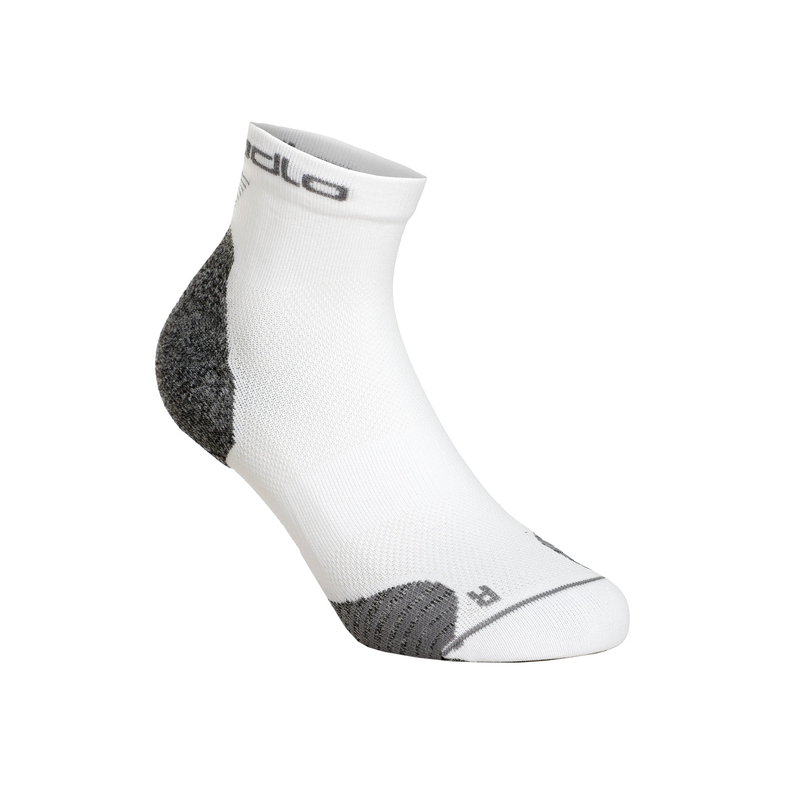 Odlo Ceramicool Run Quarter Calcetines para correr Unisex - blanco,