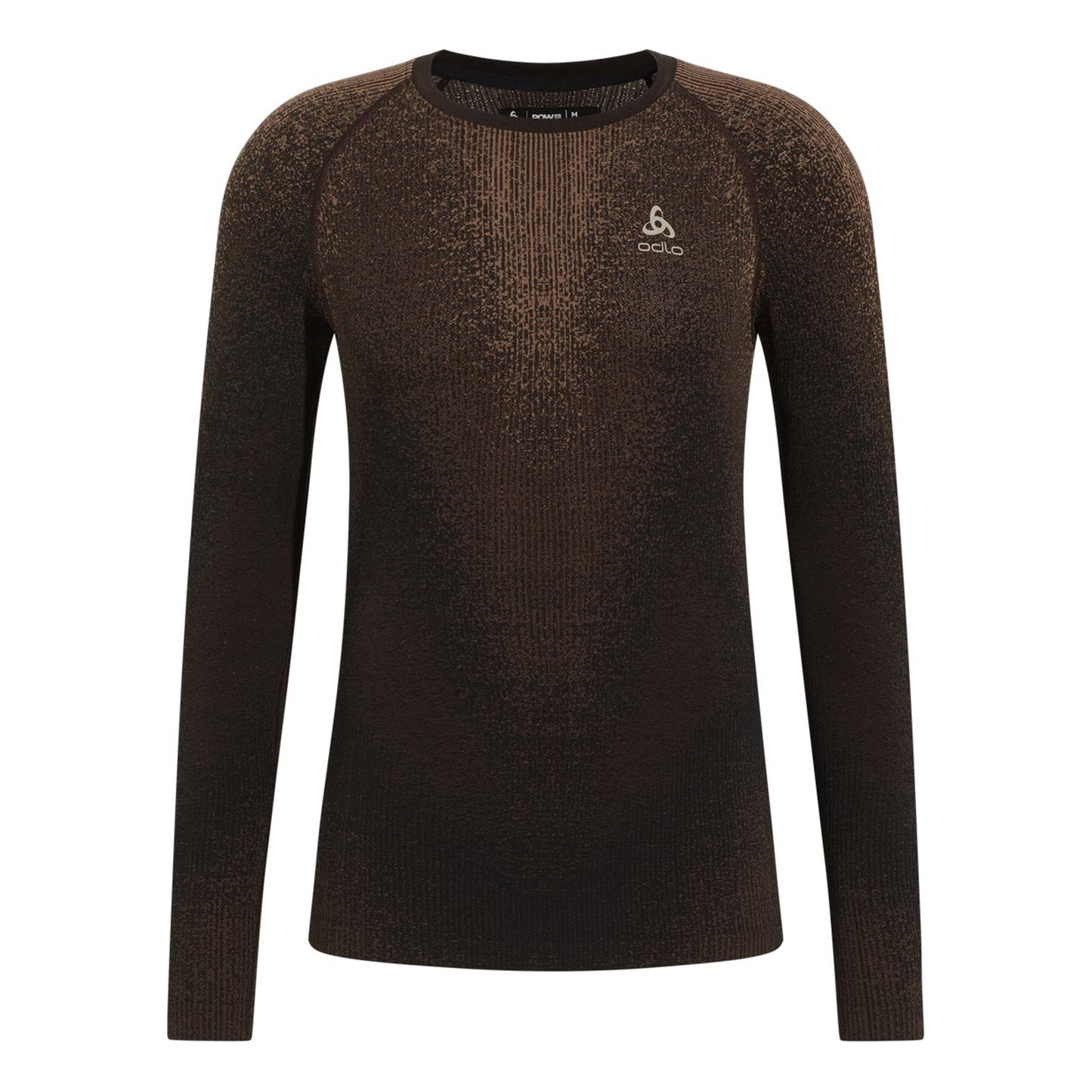 Odlo Performance Warm Blackcomb Crew Neck Chaleco Hombres-Marrón