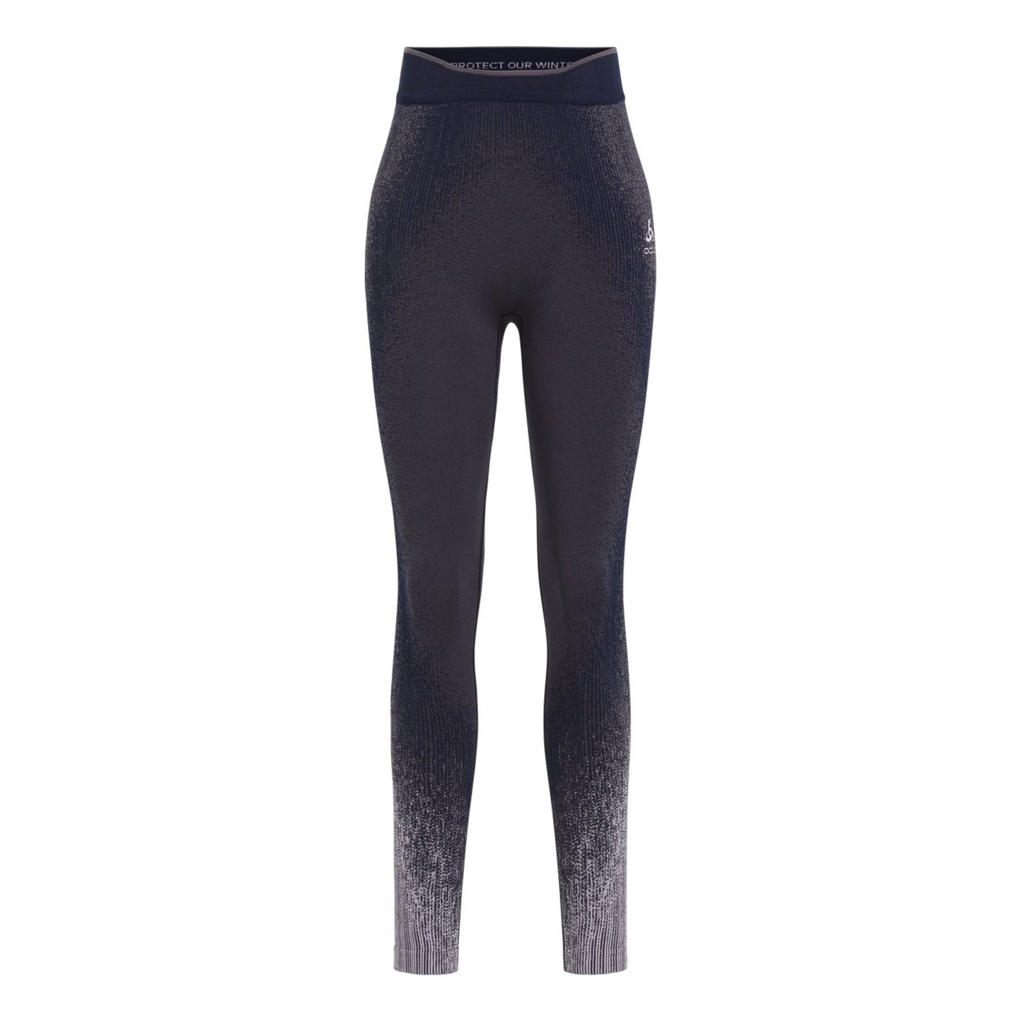 Odlo Performance Warm Blackcomb Mallas para correr Mujeres - gris,