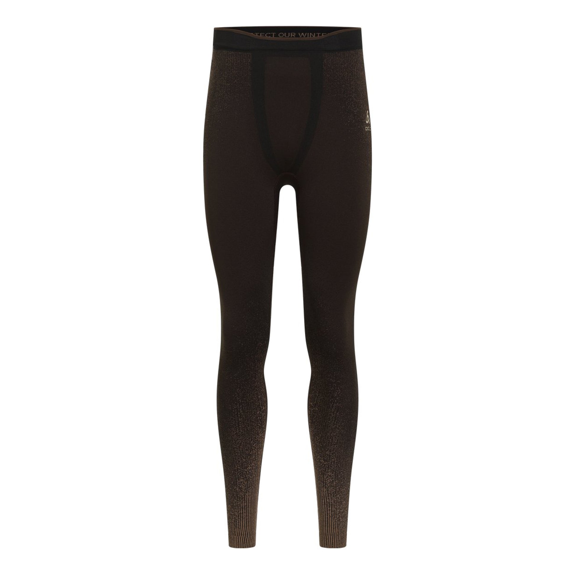 Odlo Performance Warm Blackcomb Malla Hombres-Marrón
