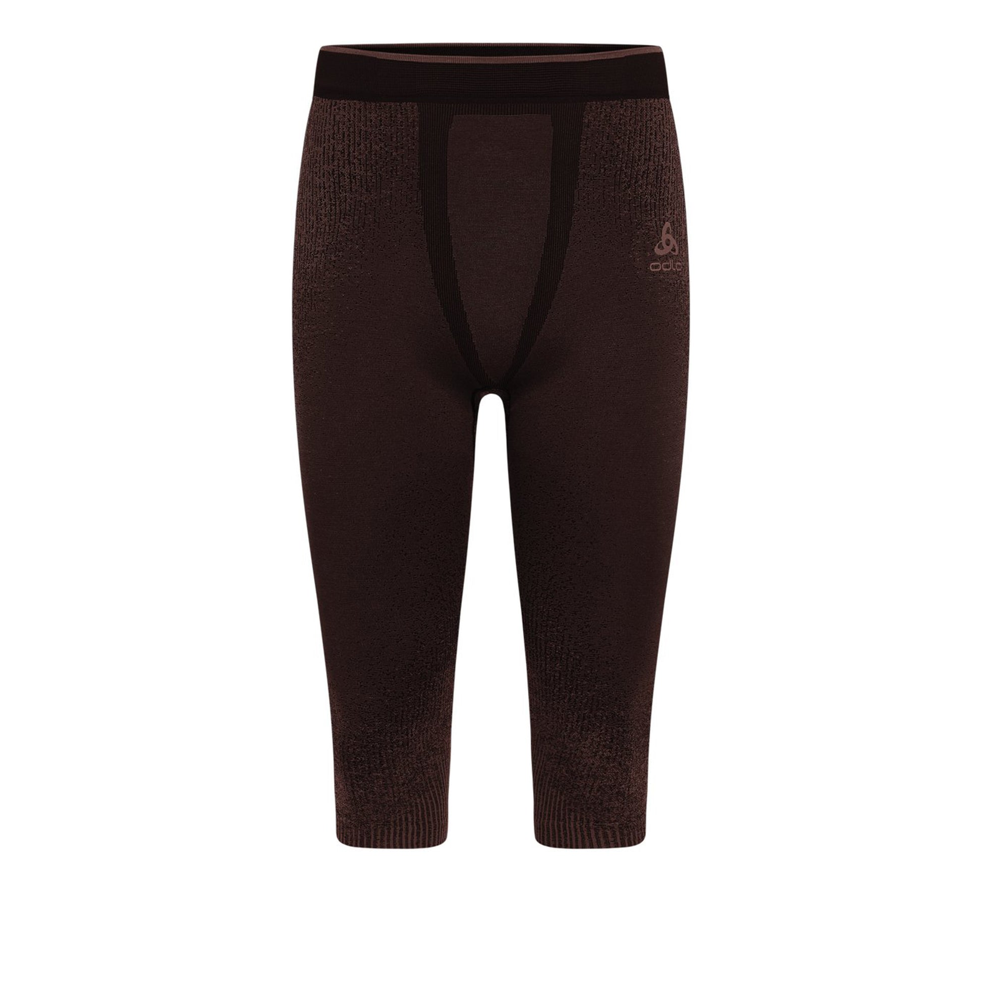 Odlo Performance Warm Blackcomb 3/4 Mallas Para Correr Hombres-Marrón