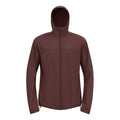 X-Alp Waterproof Chaqueta para correr Hombres-marrón