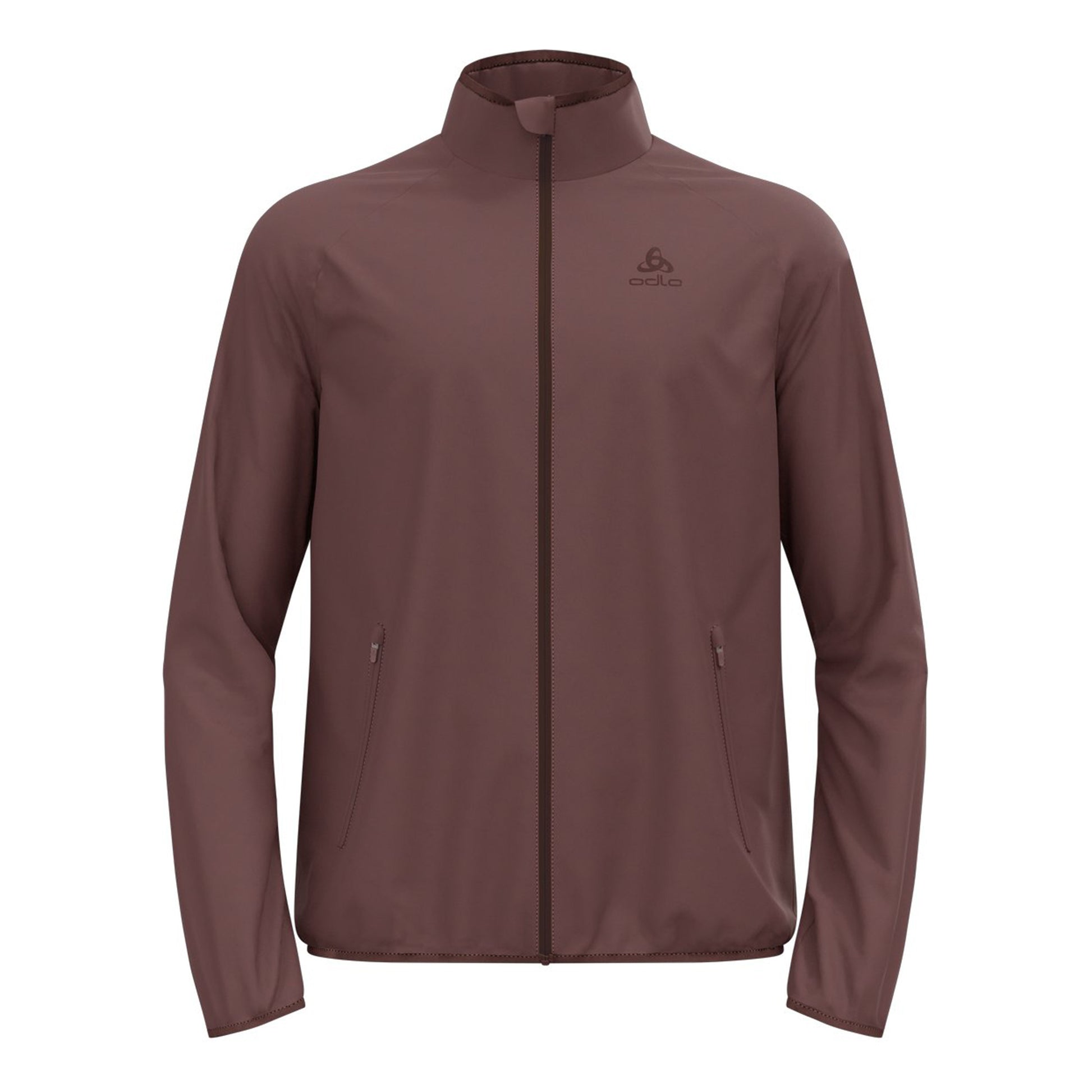 Odlo Essential Light Chaqueta para correr Hombres-marrón
