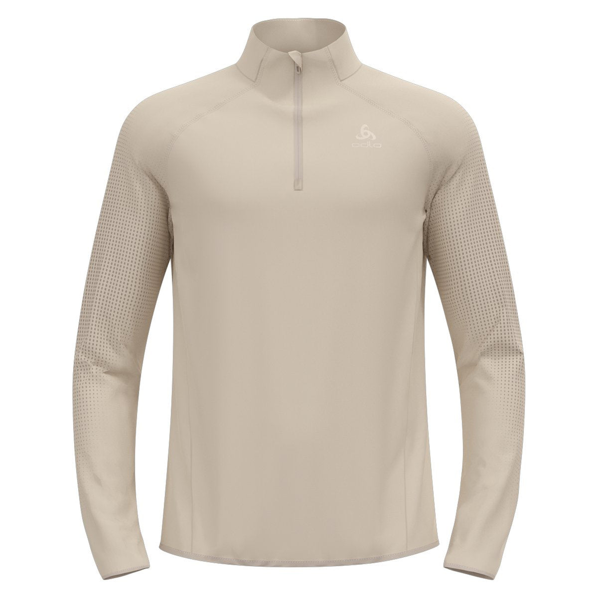Odlo Zeroweight Warm Mid Layer 1/2 Zip Camiseta de running Hombres - plateado
