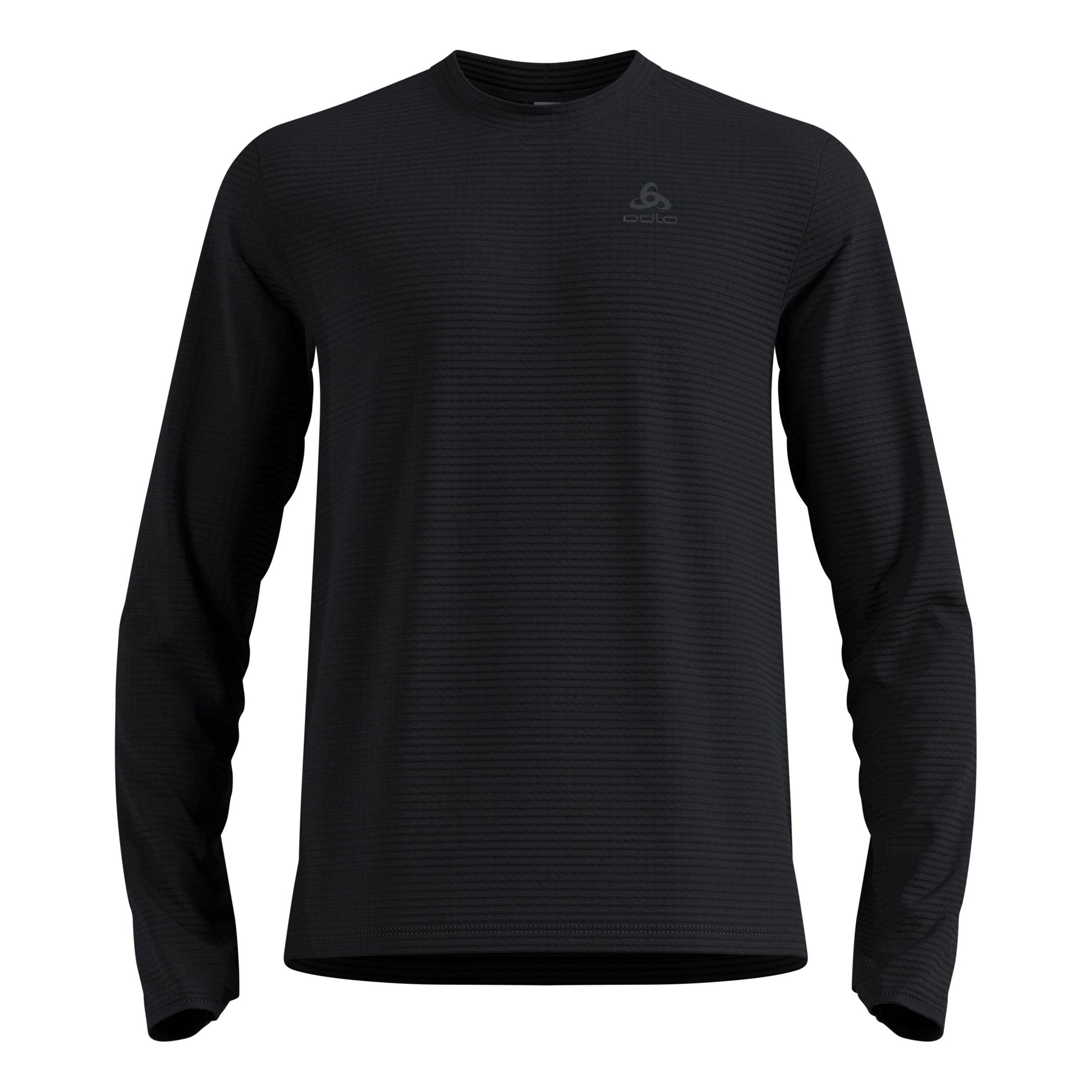 Odlo Essential Thermal Midlayer  Camiseta de running Hombres - negro