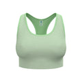 Seamless Medium Padded Sport Sujetador deportivo Mujeres-mint
