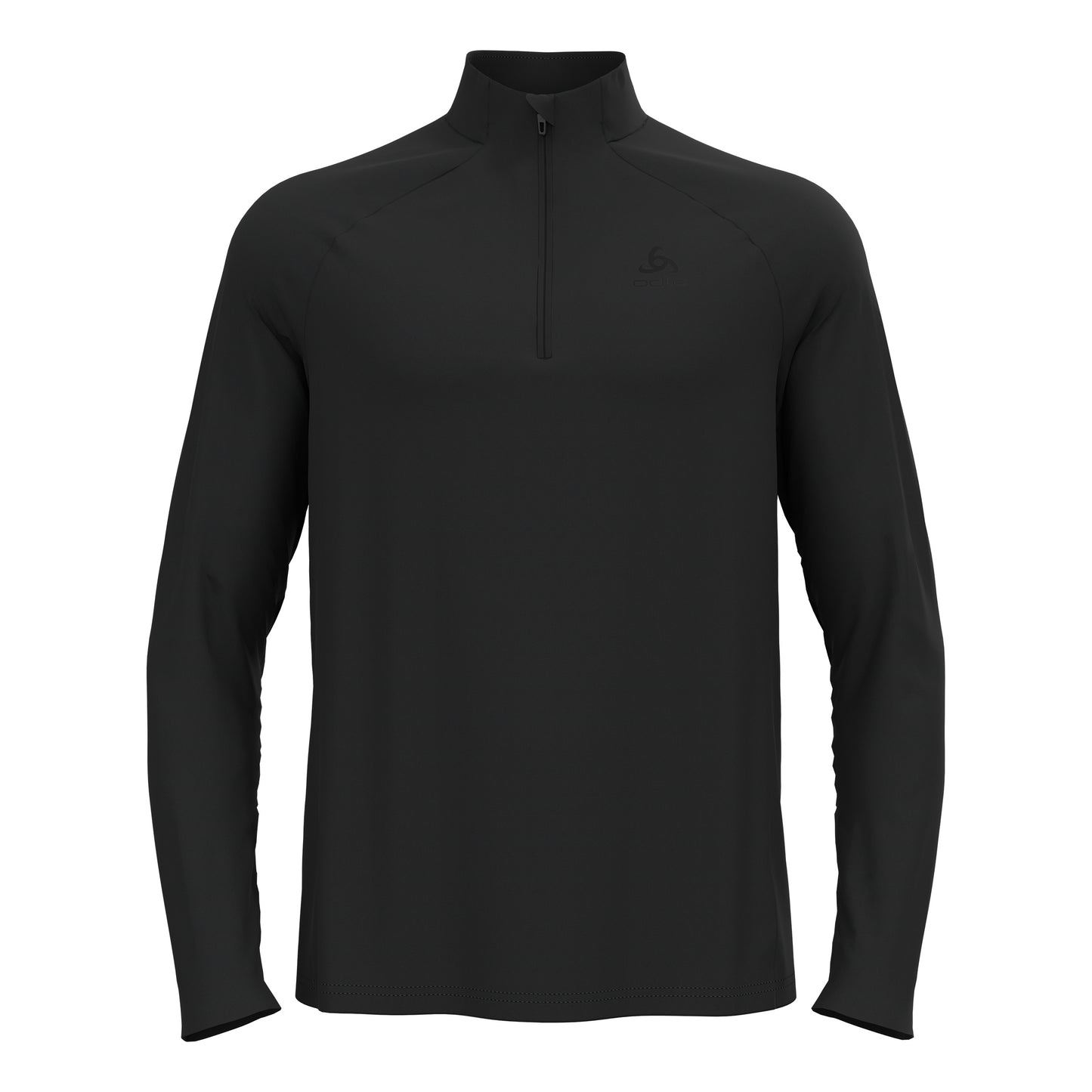 Odlo Essential 1/2 Zip Camiseta de running Hombres-negro