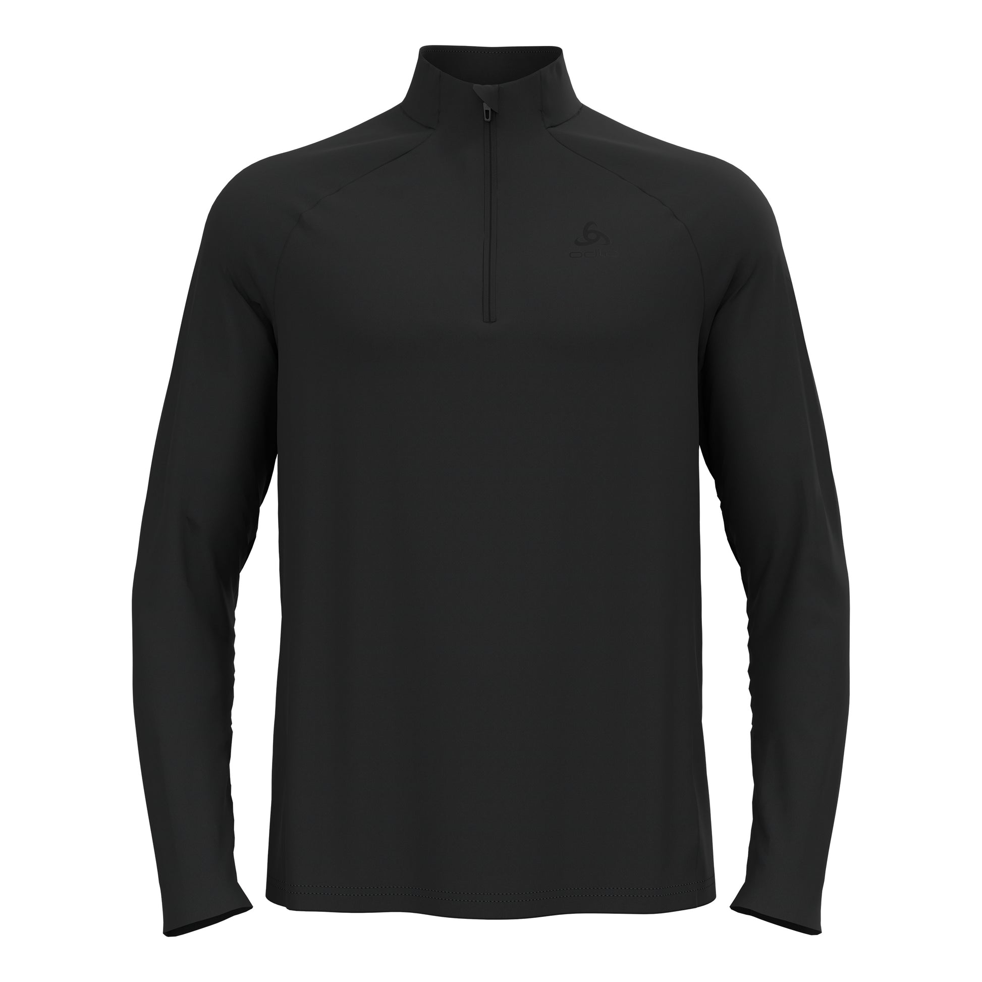 Odlo Essential 1/2 Zip Camiseta de running Hombres-negro