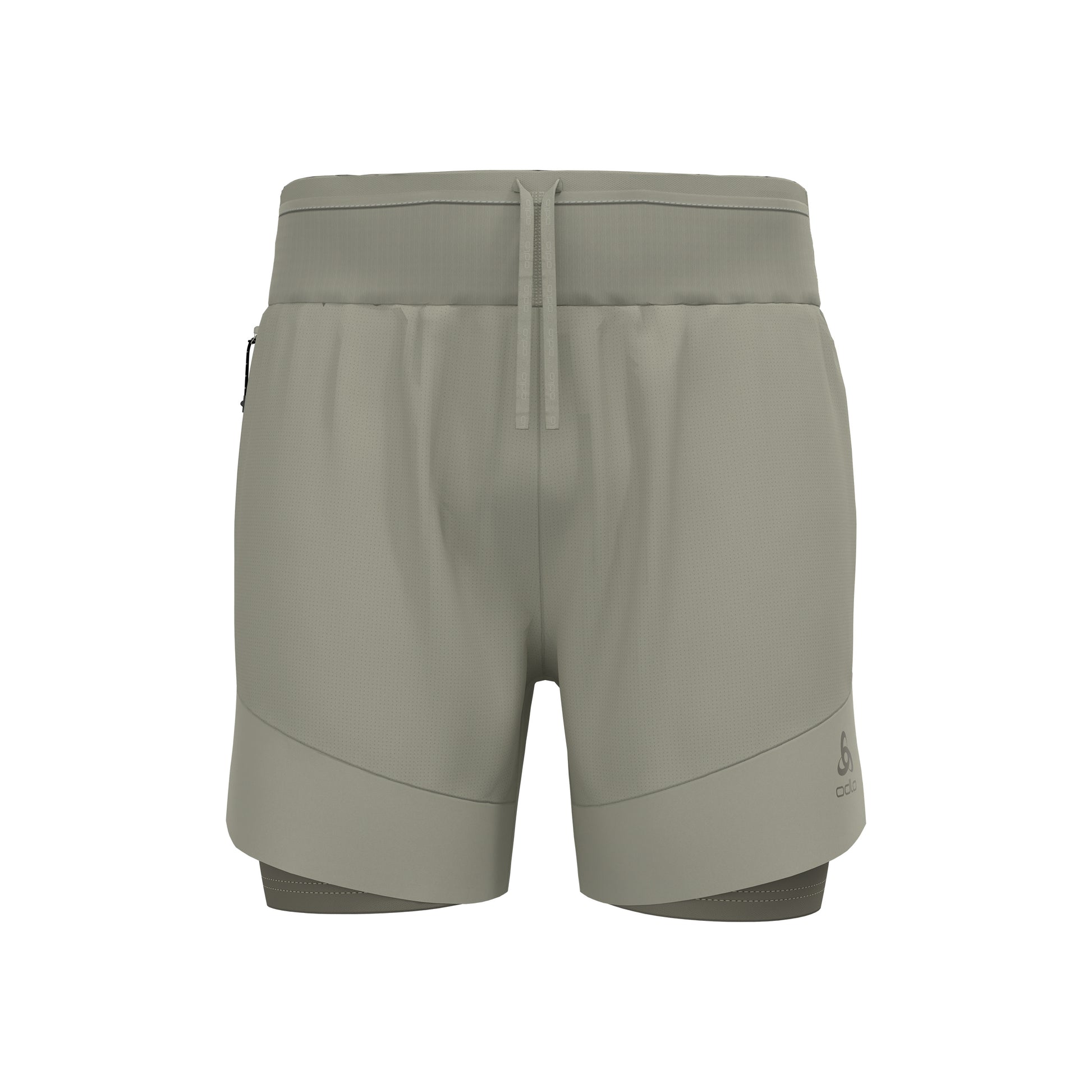 Odlo X-Alp Trail 6in 2in1 Pantalones Cortos Hombres-Gris