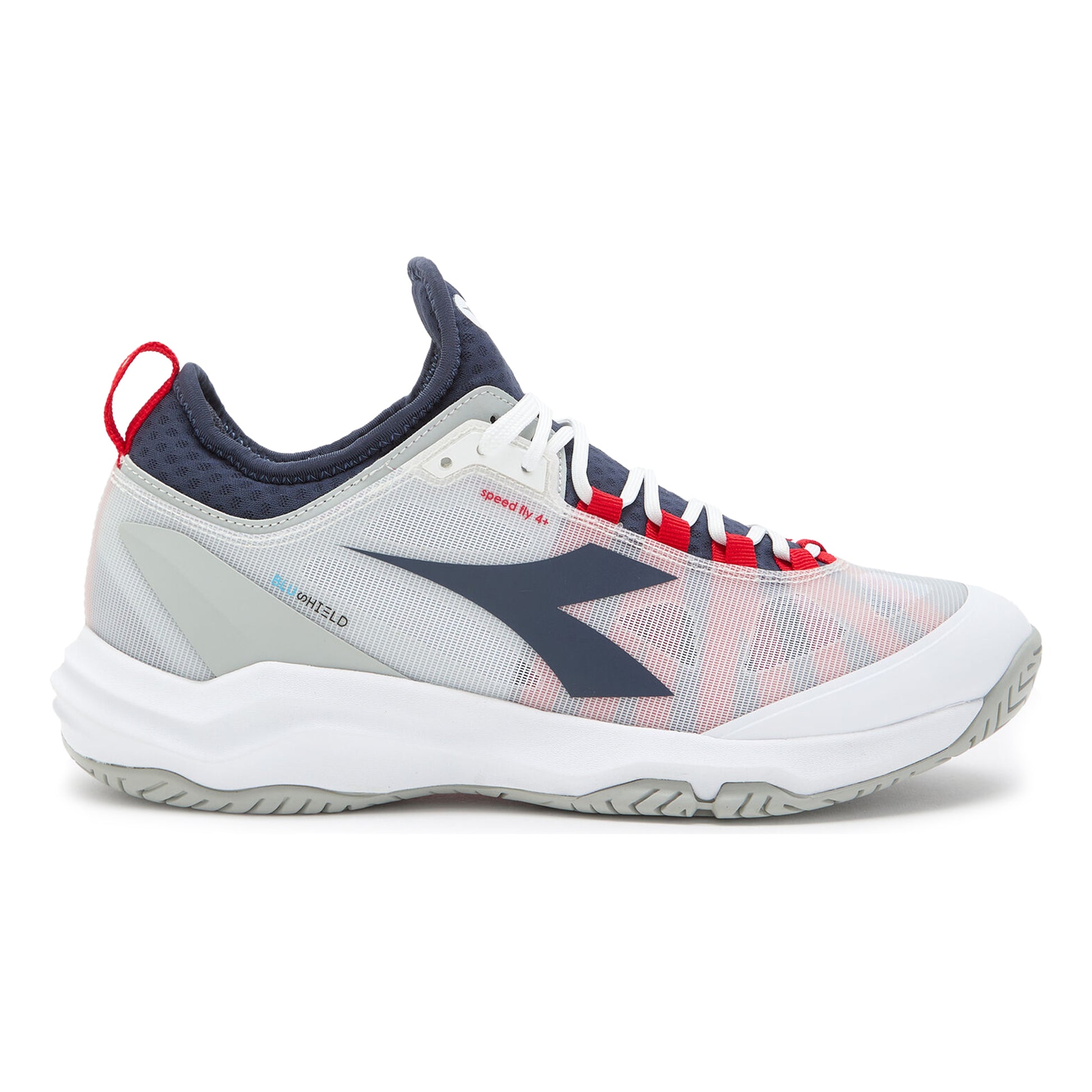 Diadora Speed Blushield Fly 4+ Zapatilla todas las superficies Hombres - blanco, azul