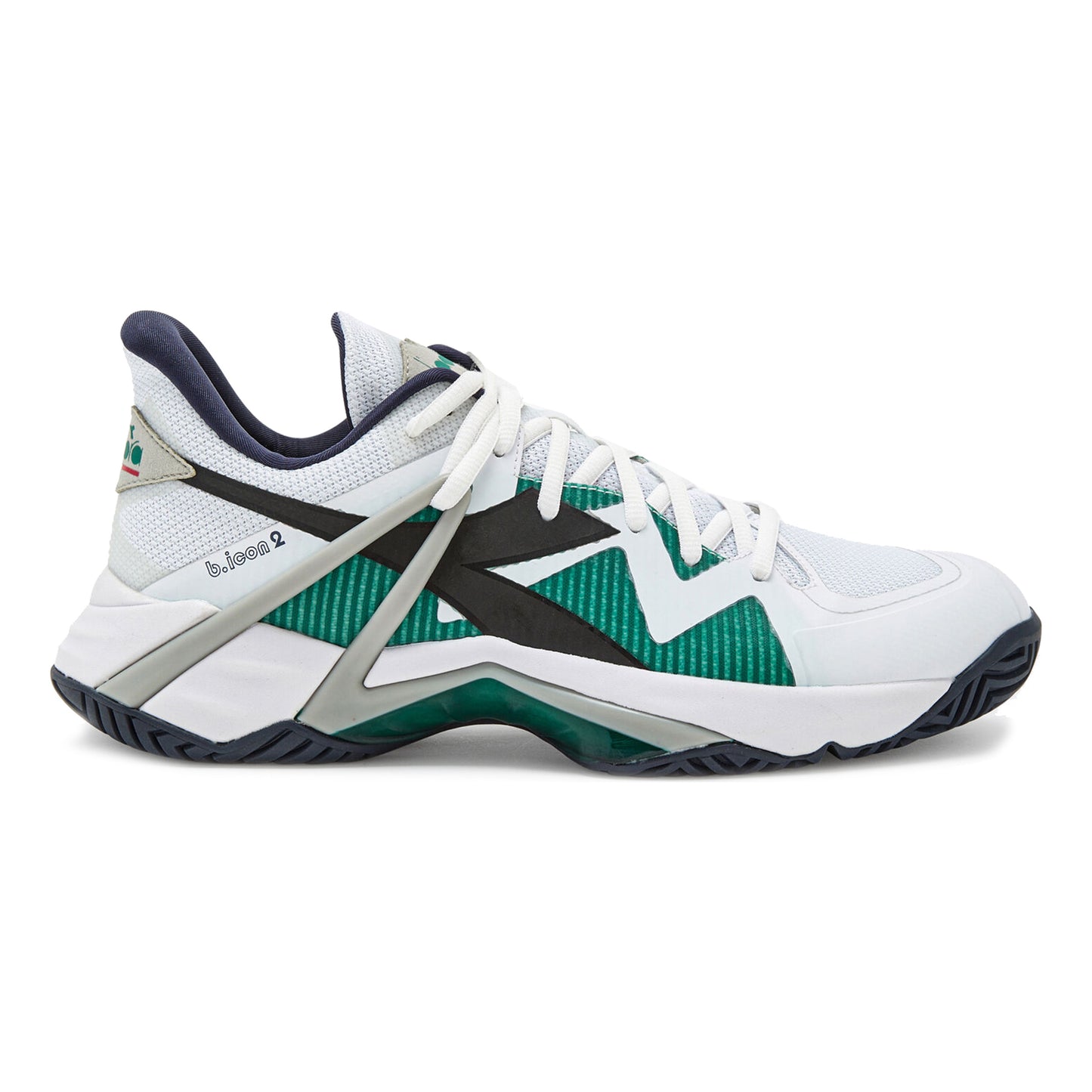 Diadora B.Icon 2 Zapatilla tierra batida Hombres-blanco,verde