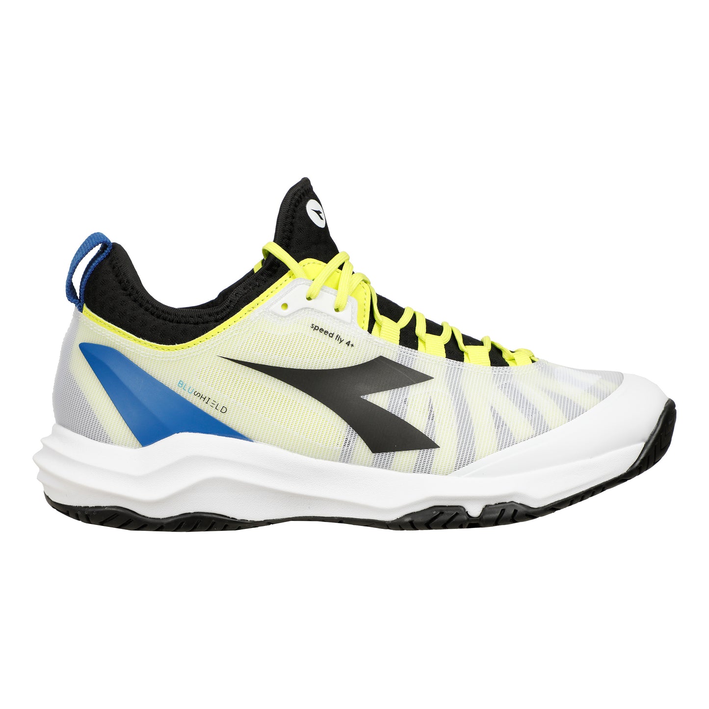 Diadora Speed Blushield Fly 4+ Zapatilla Todas Las Superficies Hombres-Blanco,Negro
