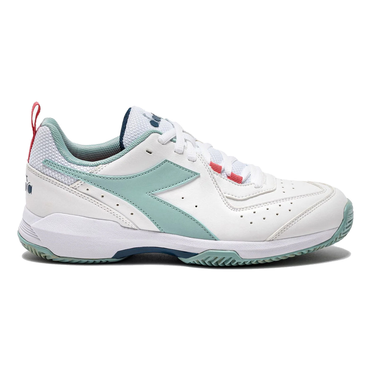 Diadora S. Challenge 5 Zapatilla tierra batida Mujeres - blanco, menta