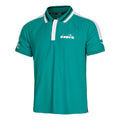 Icon Polo Hombres - verde, blanco