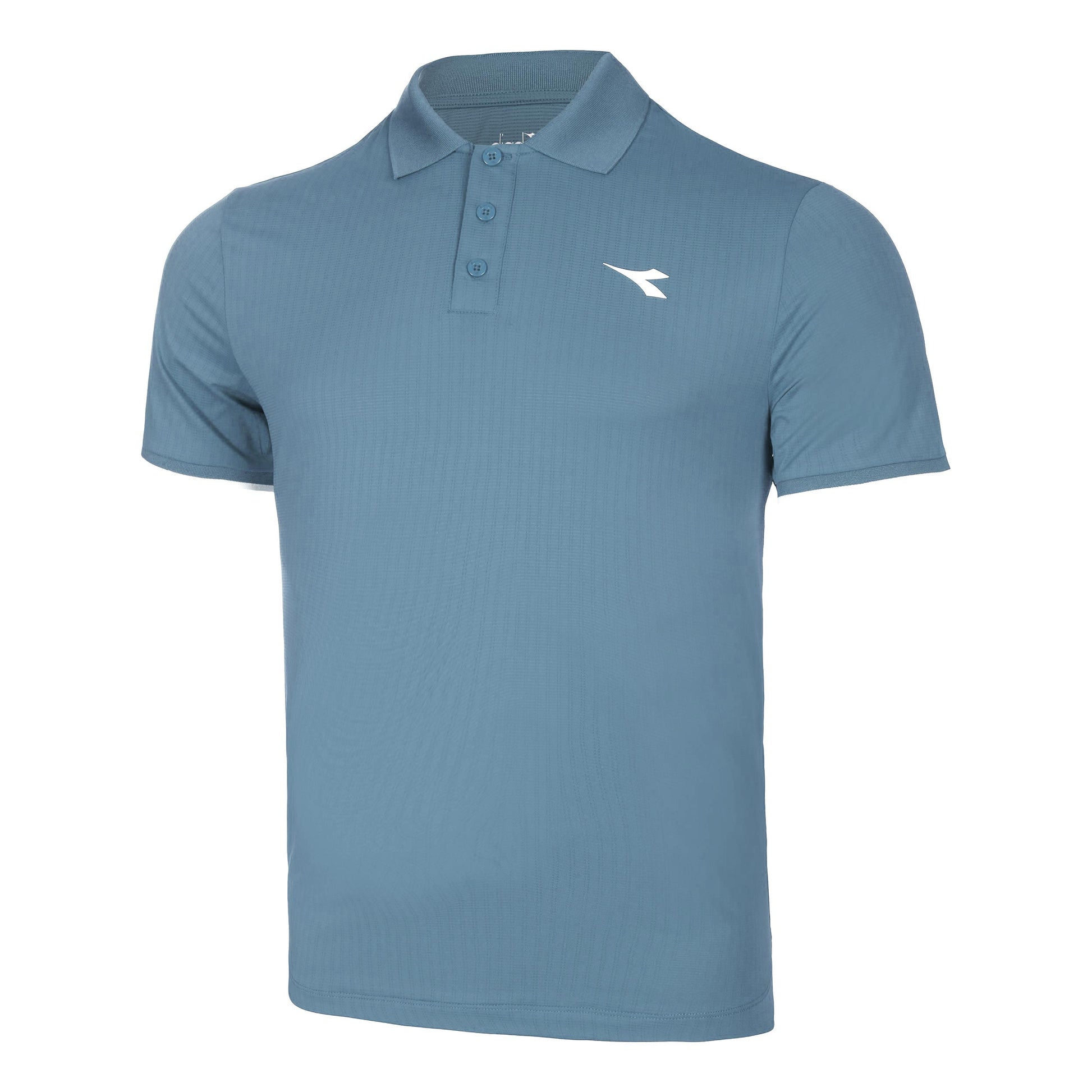 Diadora Icon Polo Hombres-Color Petróleo