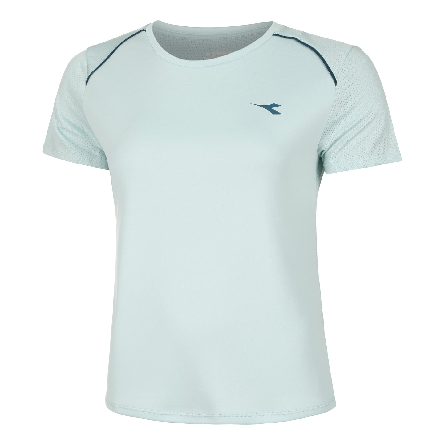 Diadora L. Camiseta De Manga Corta Mujeres-Azul Claro