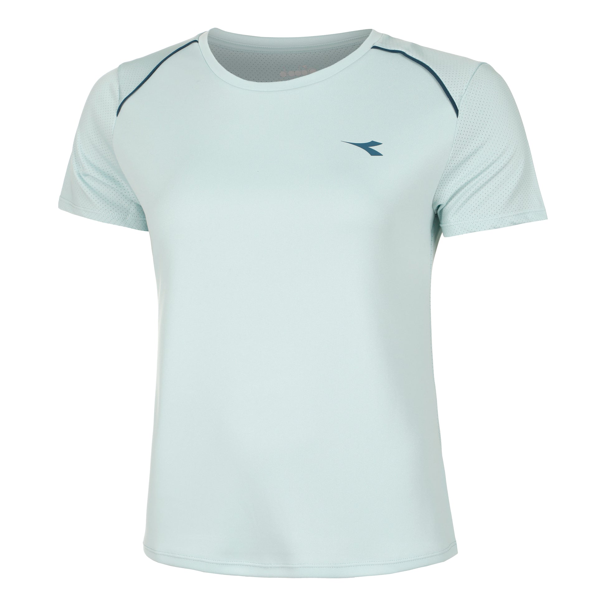 Diadora L. Camiseta De Manga Corta Mujeres-Azul Claro