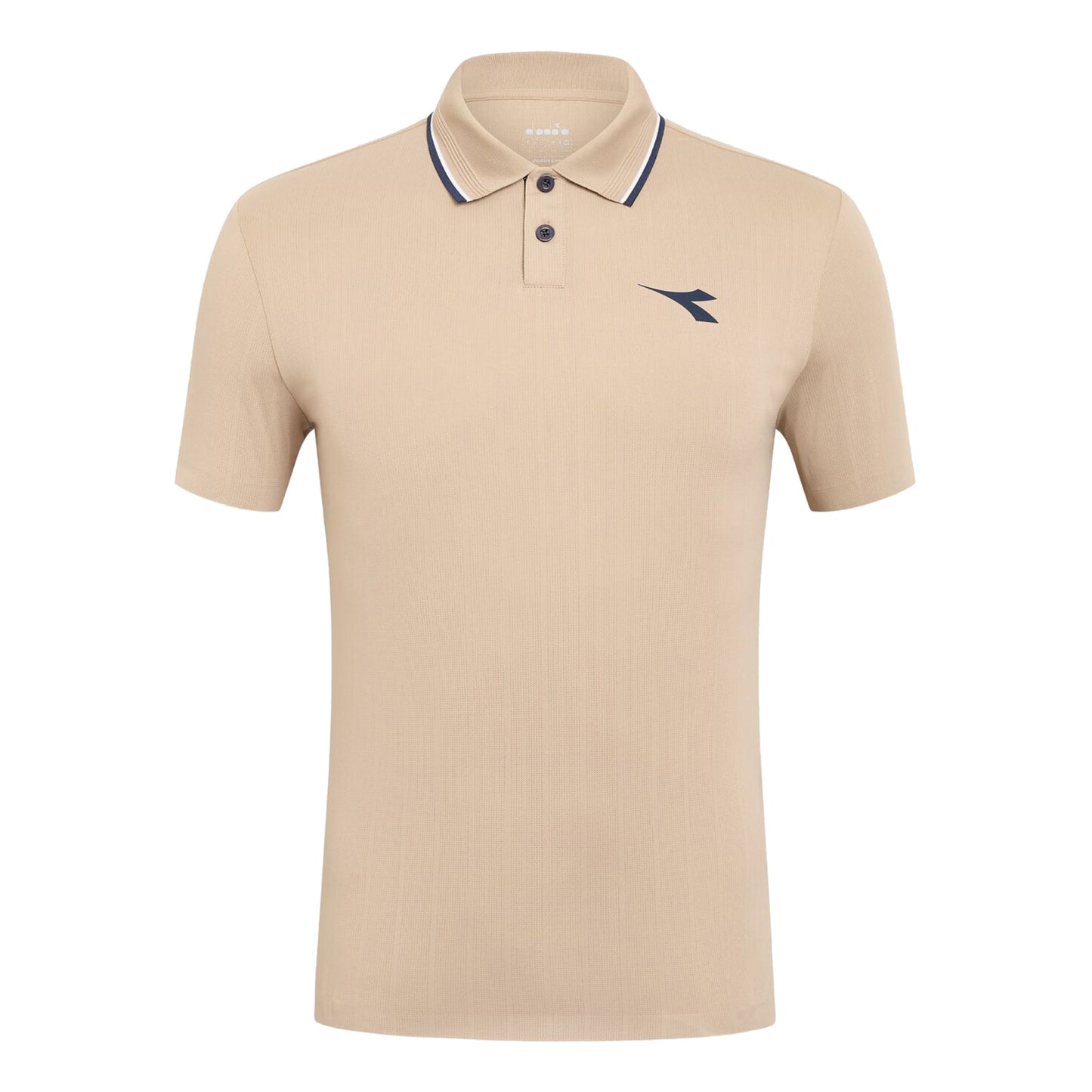 Diadora Icon Polo Hombres-Beige