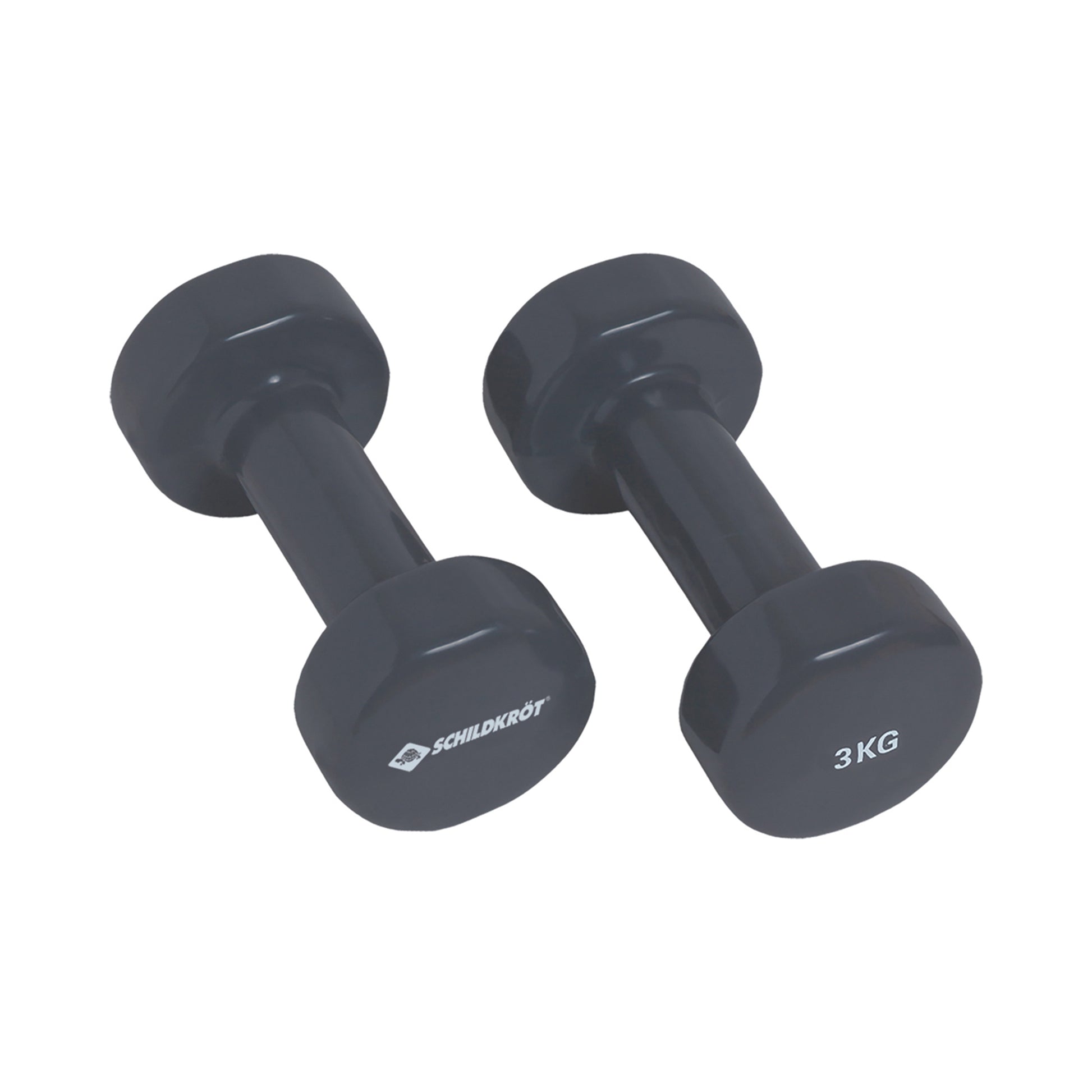 Schildkröt Fitness Vinyl-Hanteln 3 kg Set Pesa suave