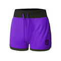 Tech Shorts Mujeres - lila, negro