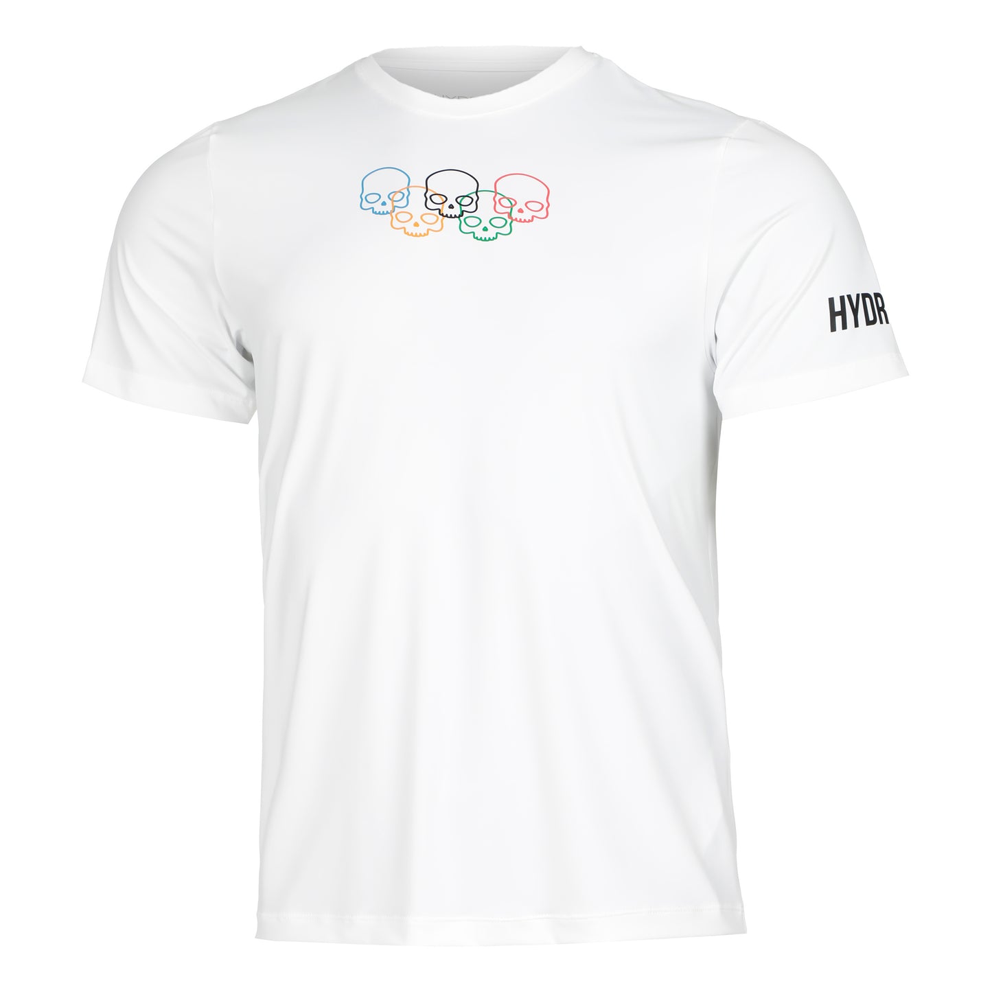 Hydrogen Olympic Skull Tech Camiseta de manga corta Hombres - blanco, multicolor