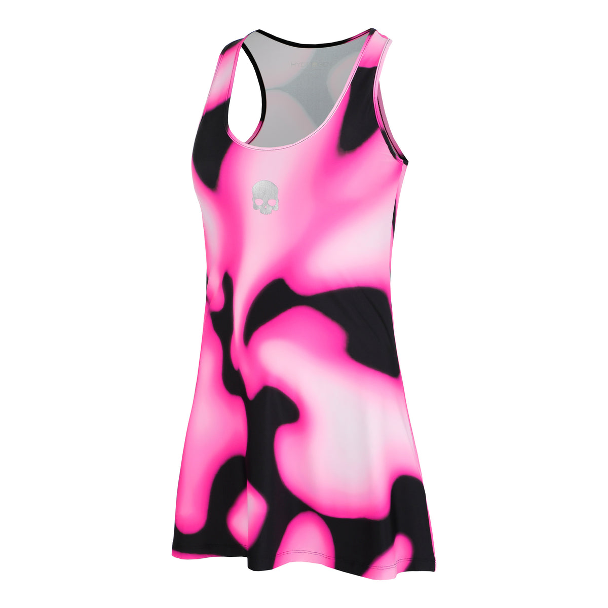 Hydrogen Psychedelic Tech Vestido Mujeres - rosa, negro