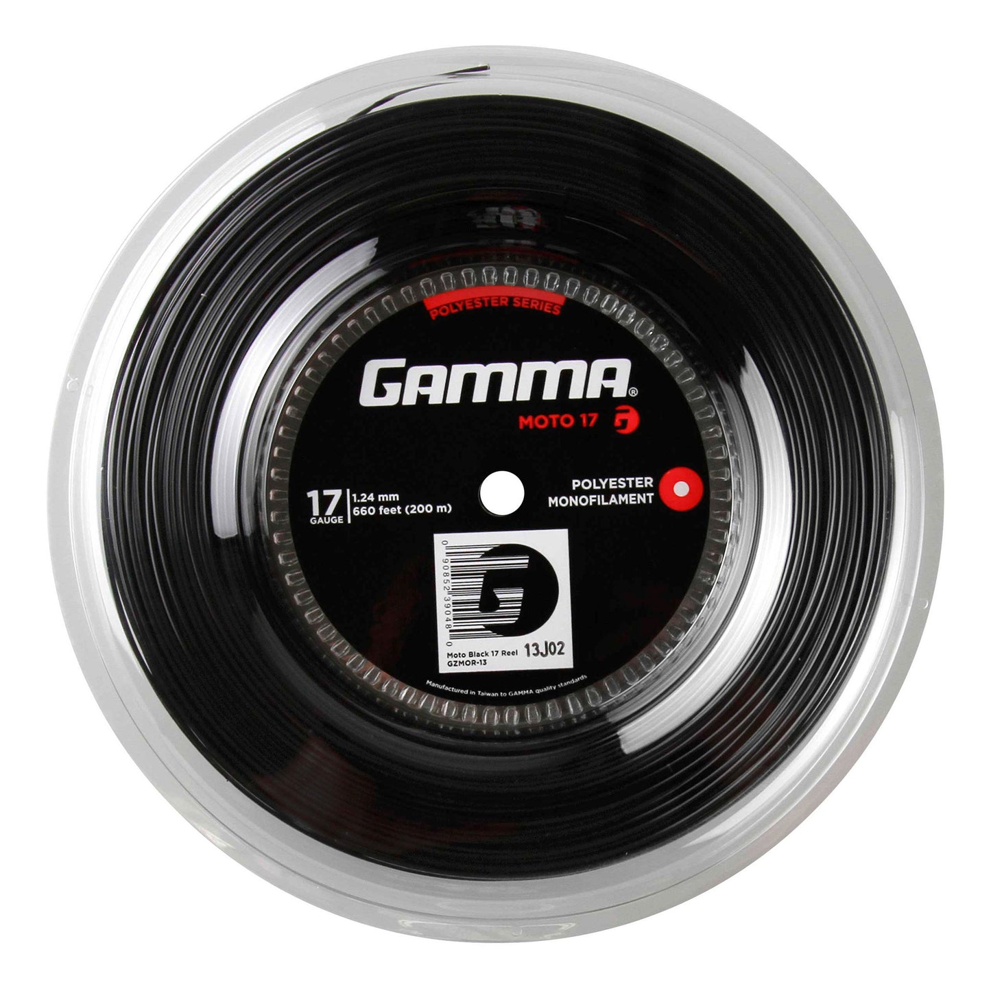 Gamma Moto Bobinas De Cordaje 200m-Negro