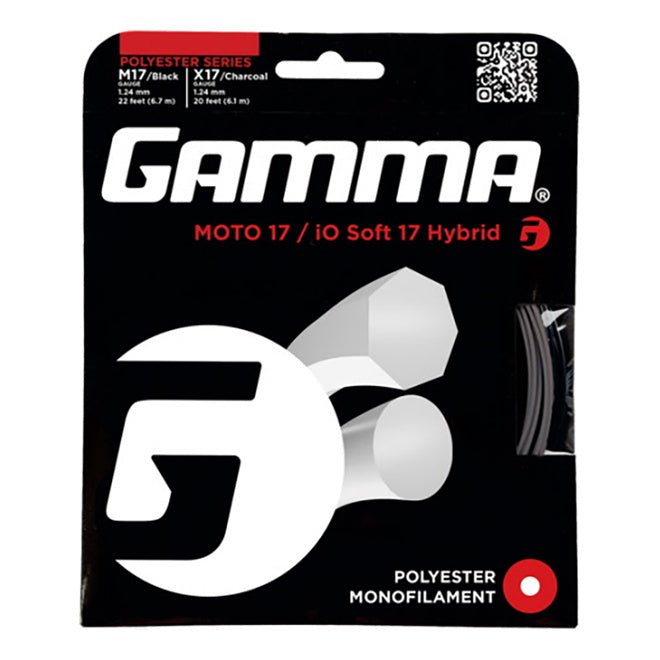 Gamma Moto IO Soft Hybrid Sets Individuales-Negro,Gris Oscuro