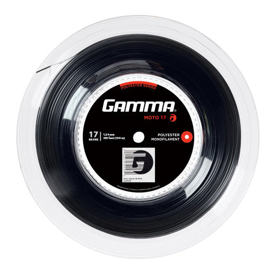 Gamma Moto Bobinas De Cordaje 100m-Negro
