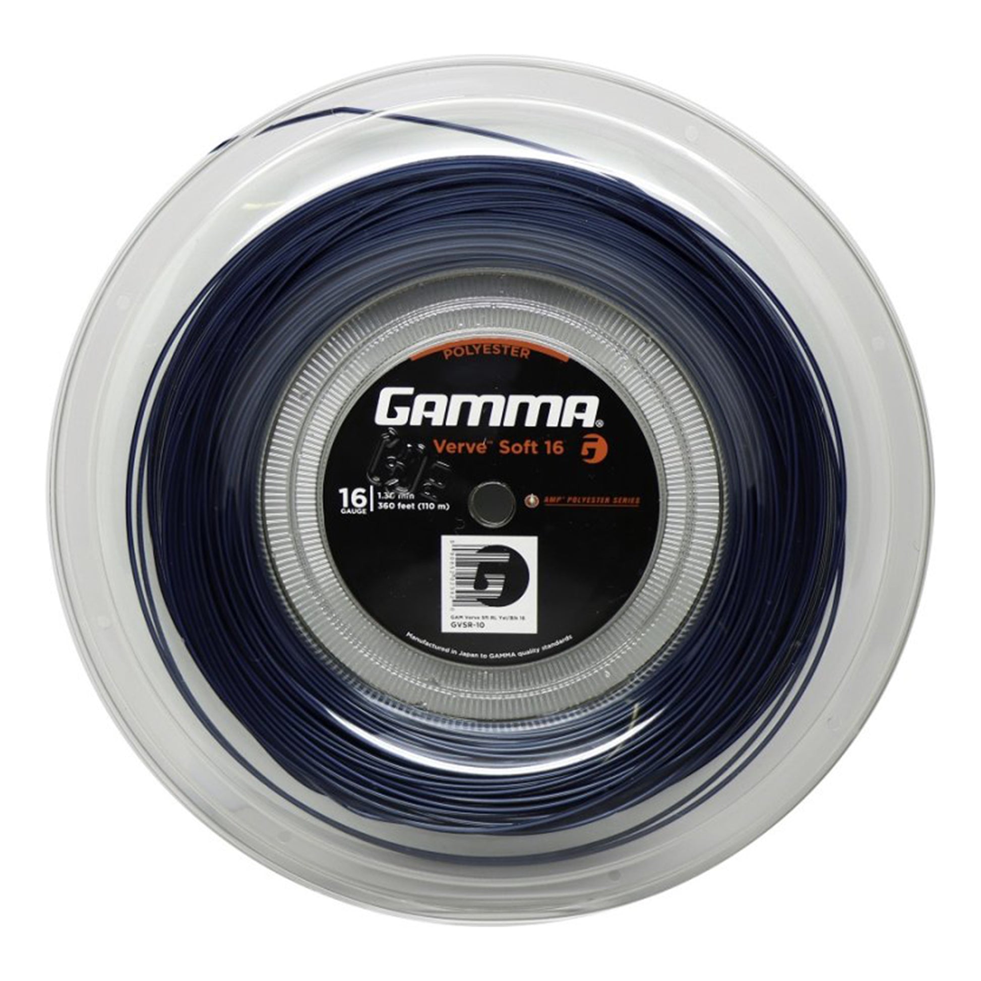 Gamma Verve Soft Bobinas De Cordaje 110m-Negro,Azul