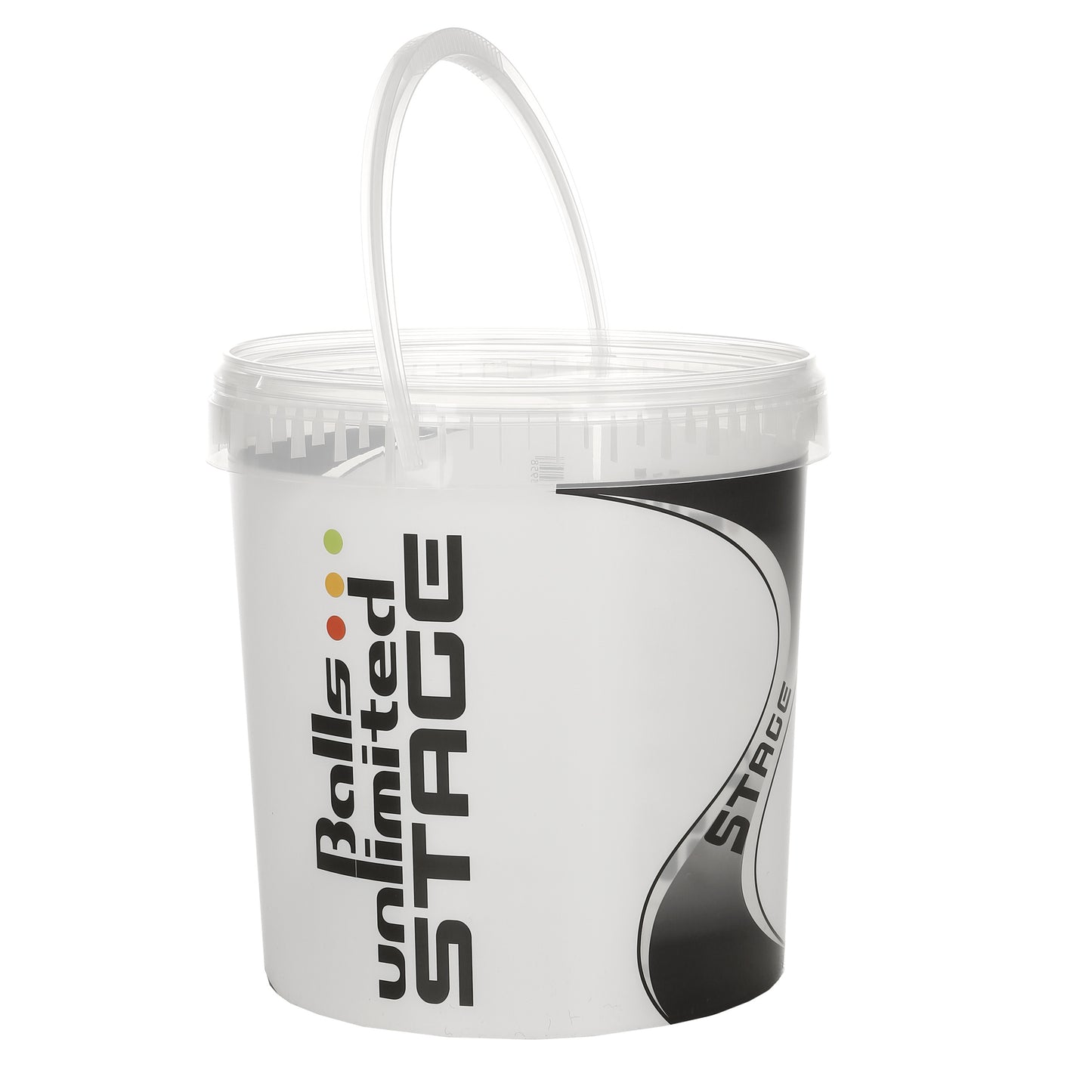 Balls Unlimited Stage 1,2,3 Cubo De Pelotas-Negro,Blanco