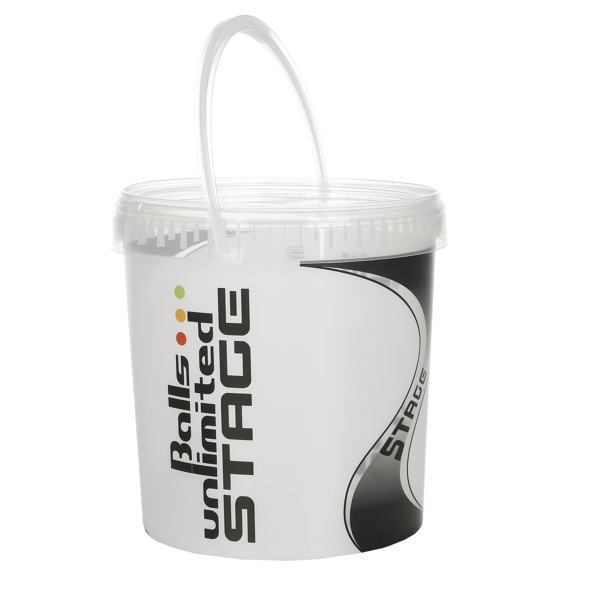 Balls Unlimited Stage 1,2,3 Cubo De Pelotas-Negro,Blanco