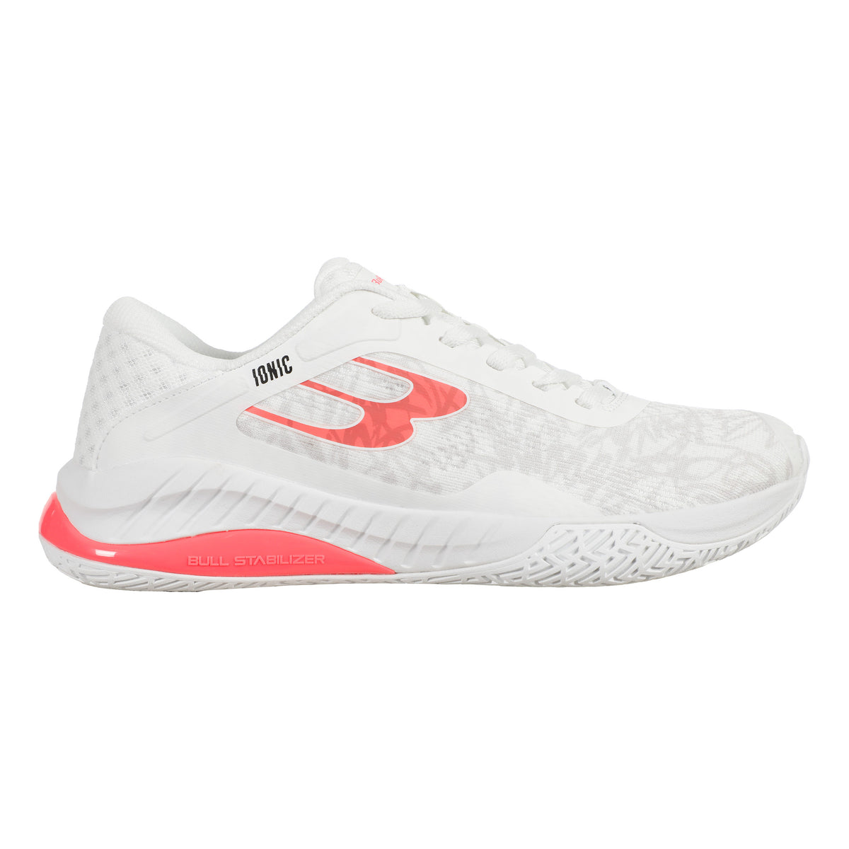Bullpadel IONIC 25V Zapatilla De Pádel Mujeres-Blanco,Rosa