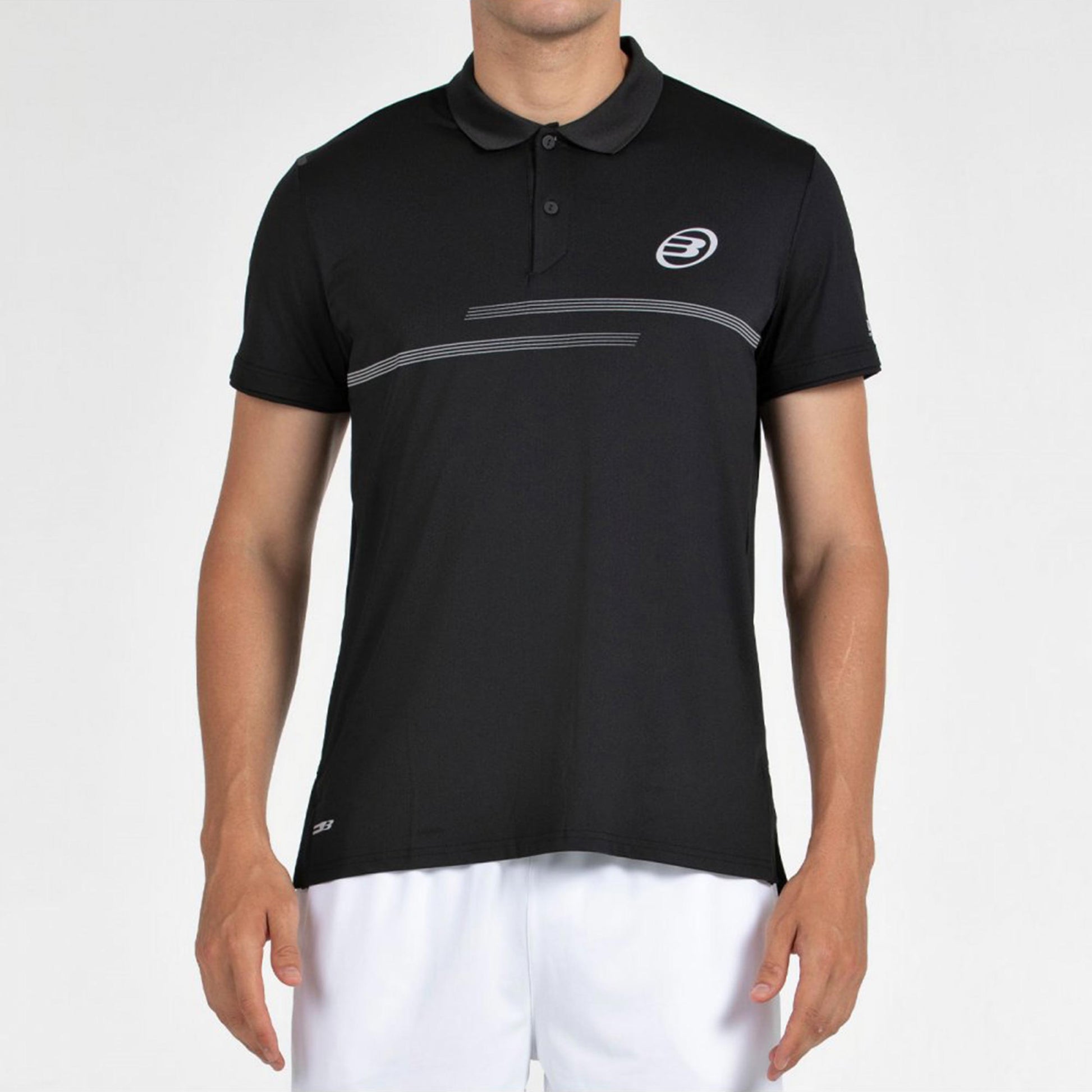 Bullpadel Menkar Polo Hombres-Negro